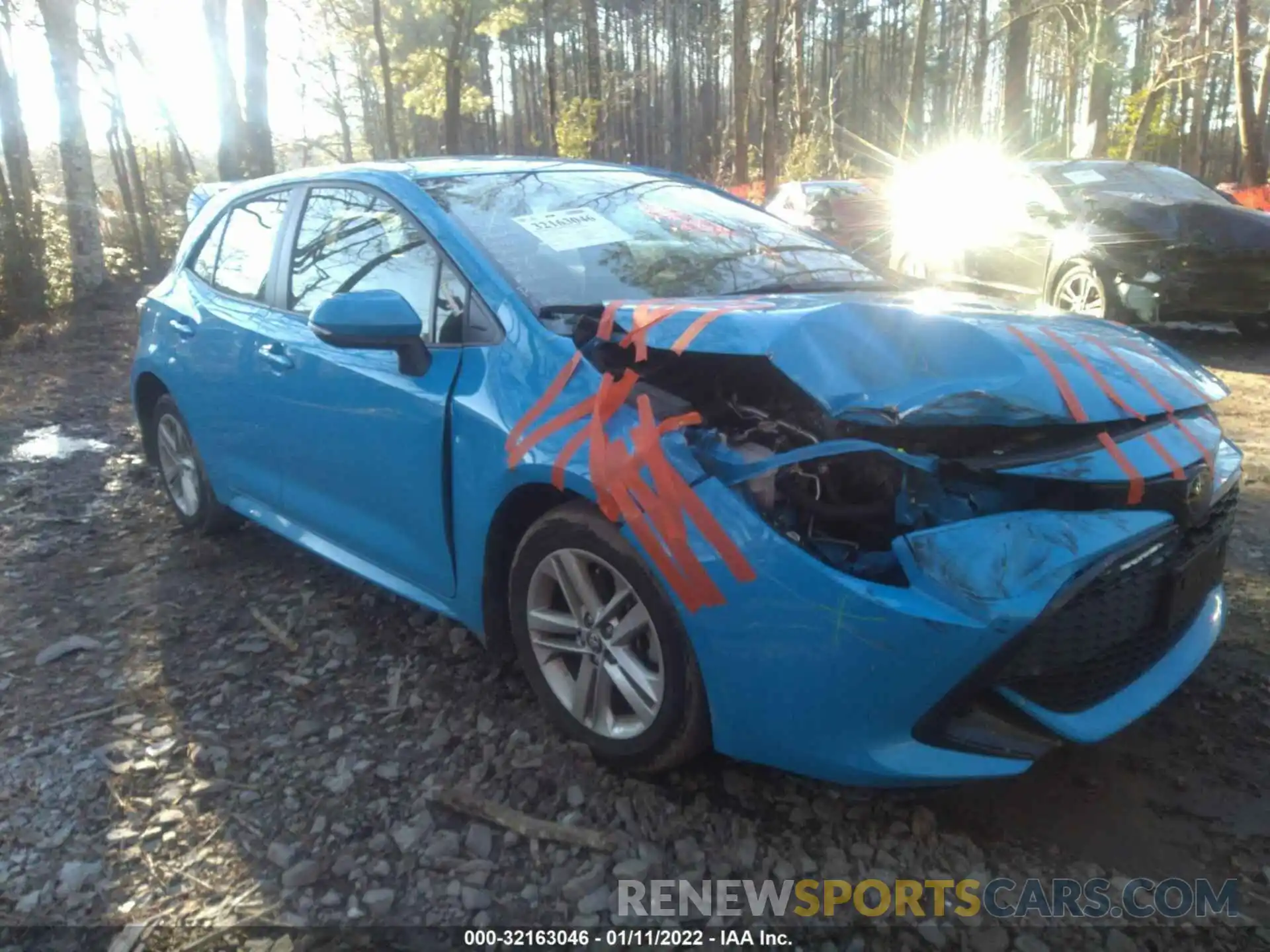 1 Photograph of a damaged car JTND4RBE3L3090505 TOYOTA COROLLA HATCHBACK 2020