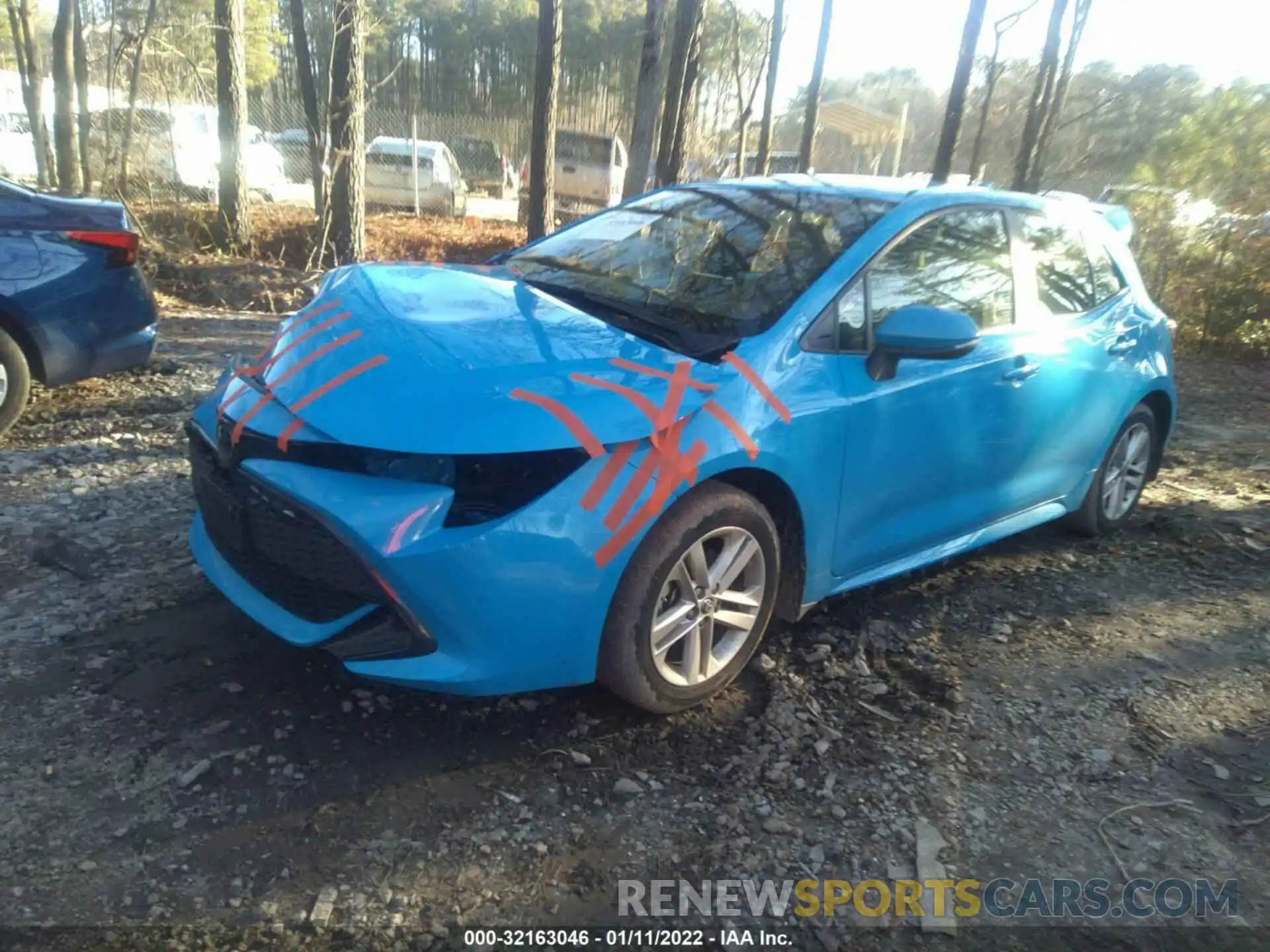 2 Photograph of a damaged car JTND4RBE3L3090505 TOYOTA COROLLA HATCHBACK 2020