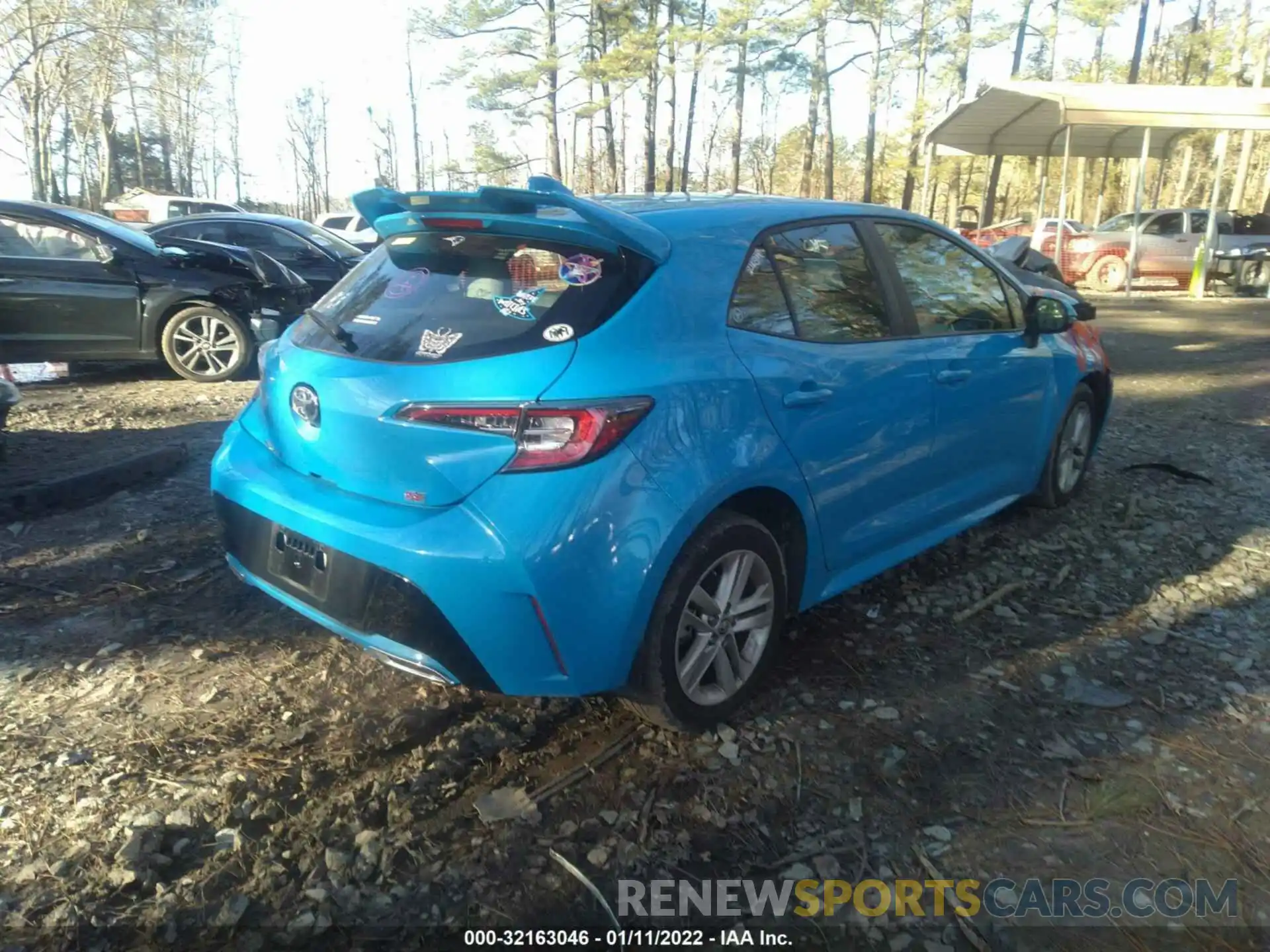 4 Photograph of a damaged car JTND4RBE3L3090505 TOYOTA COROLLA HATCHBACK 2020