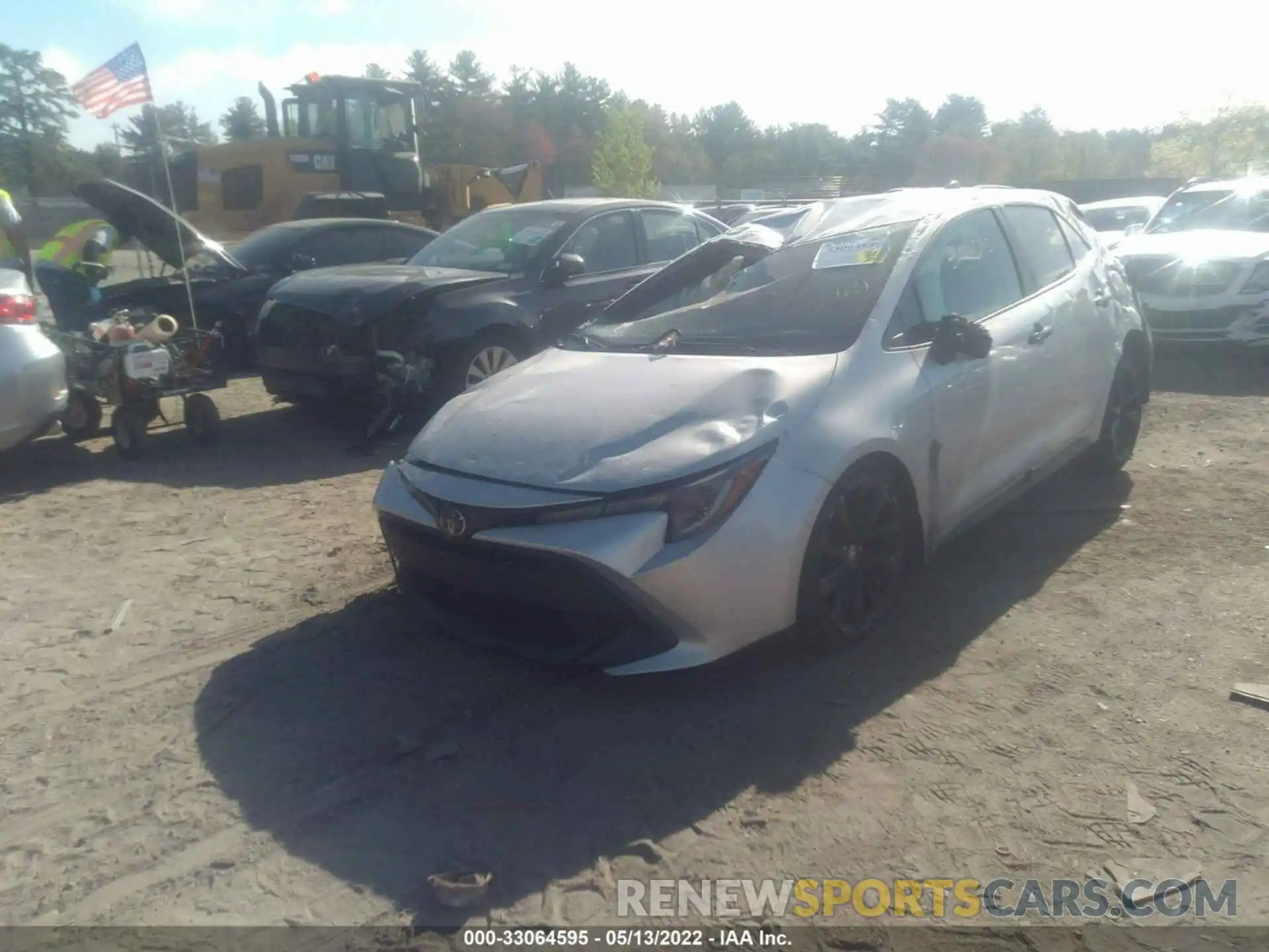 2 Photograph of a damaged car JTND4RBE4L3073664 TOYOTA COROLLA HATCHBACK 2020