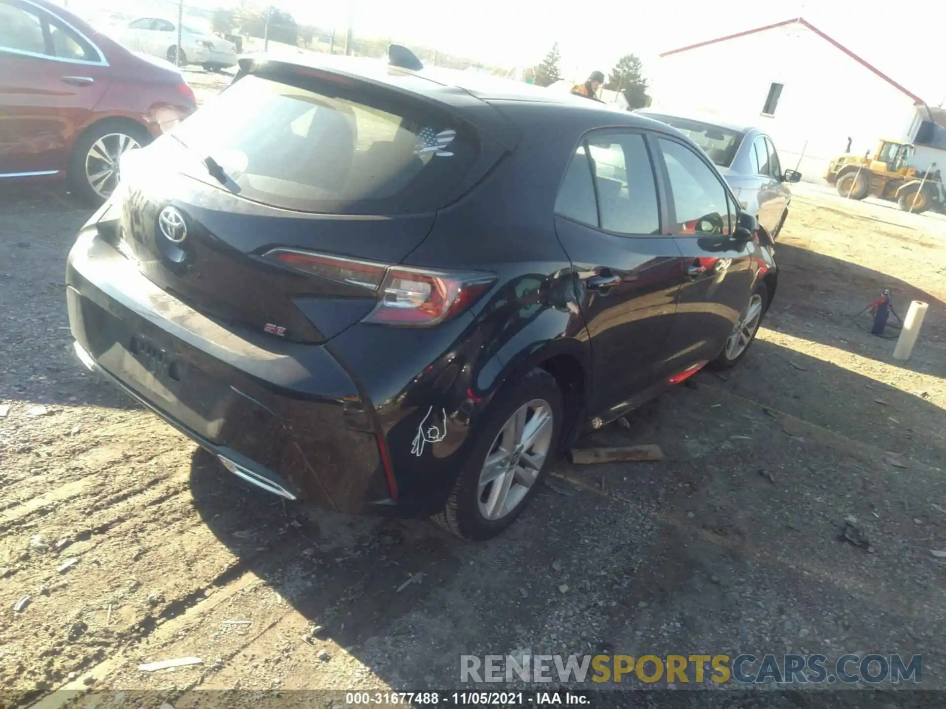 4 Photograph of a damaged car JTND4RBE4L3086835 TOYOTA COROLLA HATCHBACK 2020