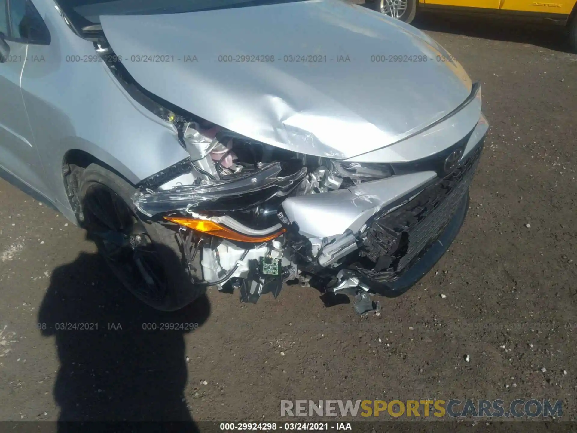 6 Фотография поврежденного автомобиля JTND4RBE4L3088553 TOYOTA COROLLA HATCHBACK 2020