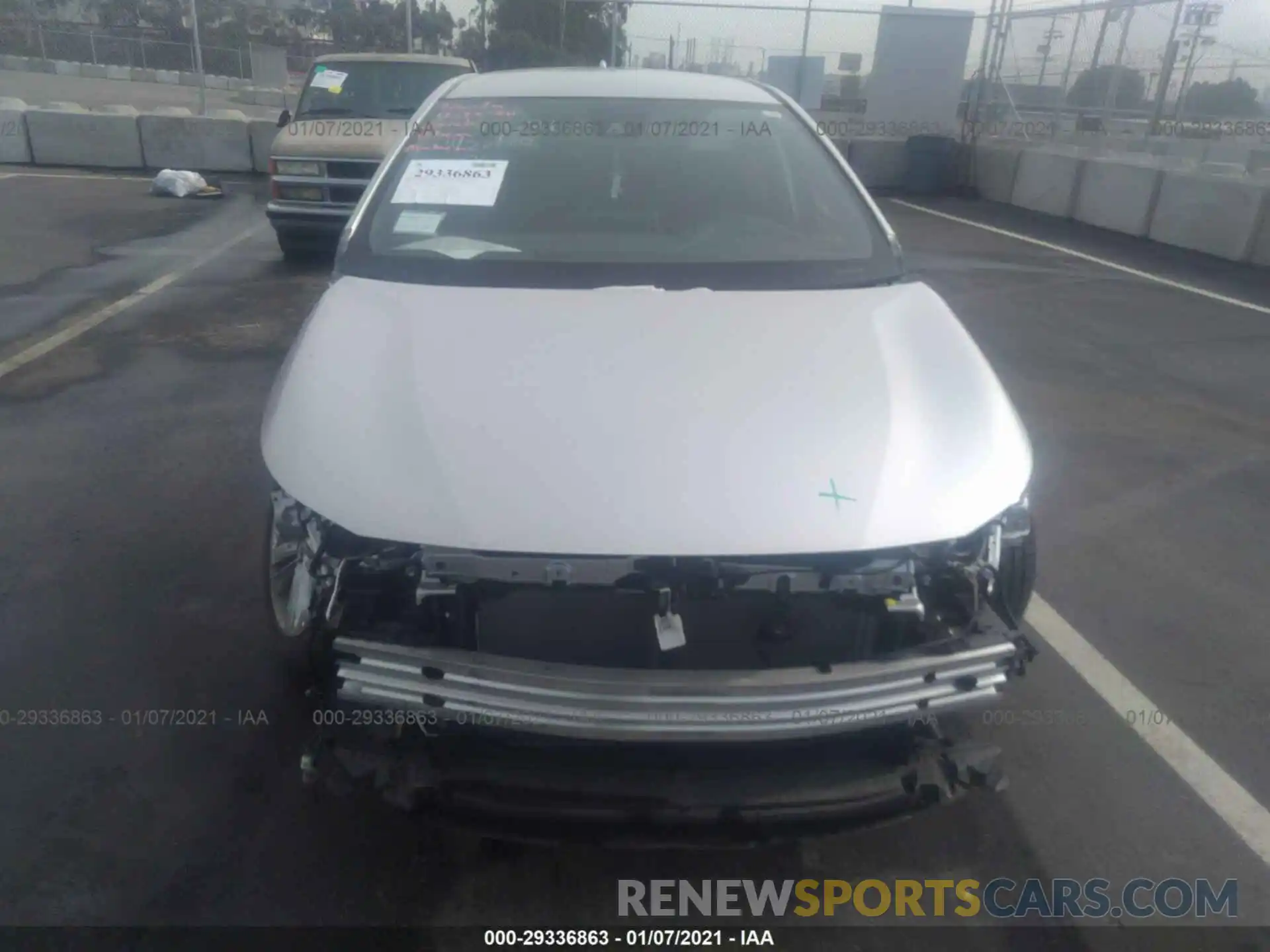 6 Photograph of a damaged car JTND4RBE4L3088889 TOYOTA COROLLA HATCHBACK 2020