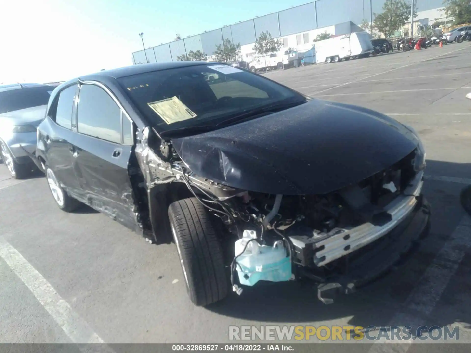 1 Photograph of a damaged car JTND4RBE4L3091338 TOYOTA COROLLA HATCHBACK 2020