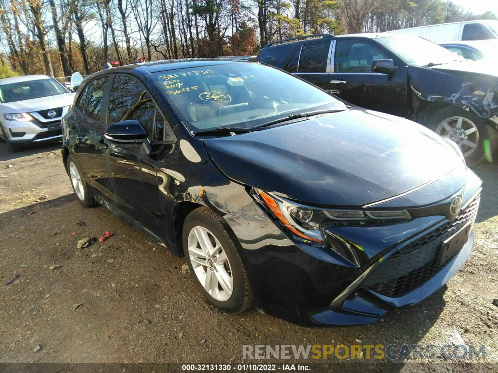 1 Photograph of a damaged car JTND4RBE4L3100202 TOYOTA COROLLA HATCHBACK 2020