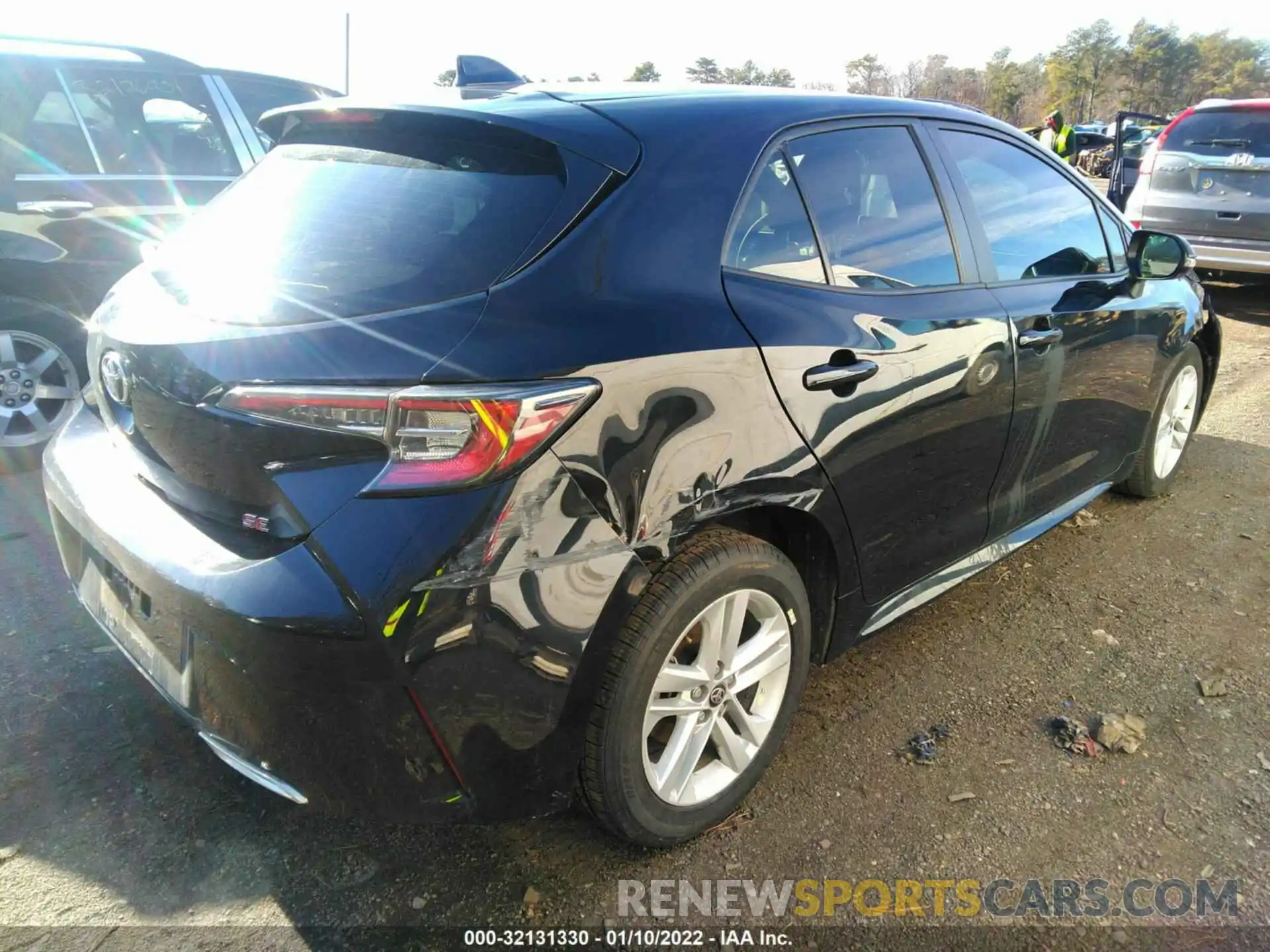 4 Photograph of a damaged car JTND4RBE4L3100202 TOYOTA COROLLA HATCHBACK 2020