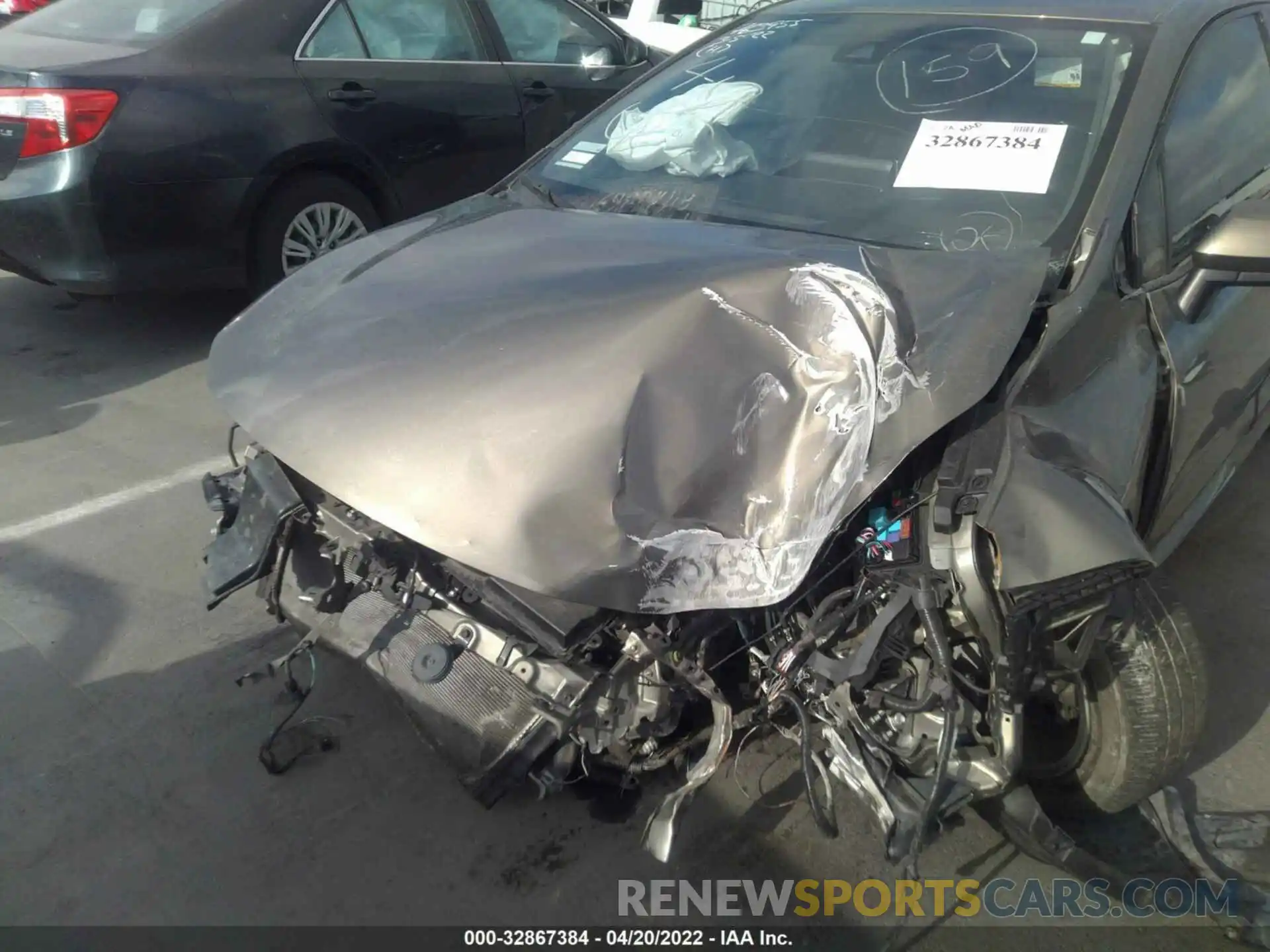 6 Photograph of a damaged car JTND4RBE5L3085855 TOYOTA COROLLA HATCHBACK 2020