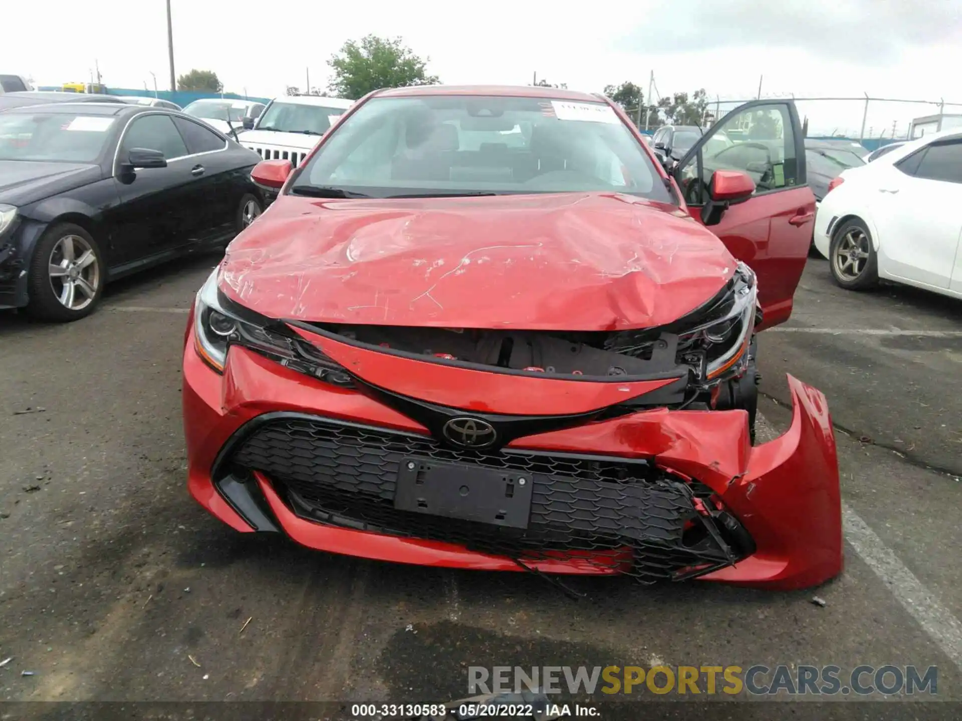 6 Photograph of a damaged car JTND4RBE6L3075044 TOYOTA COROLLA HATCHBACK 2020