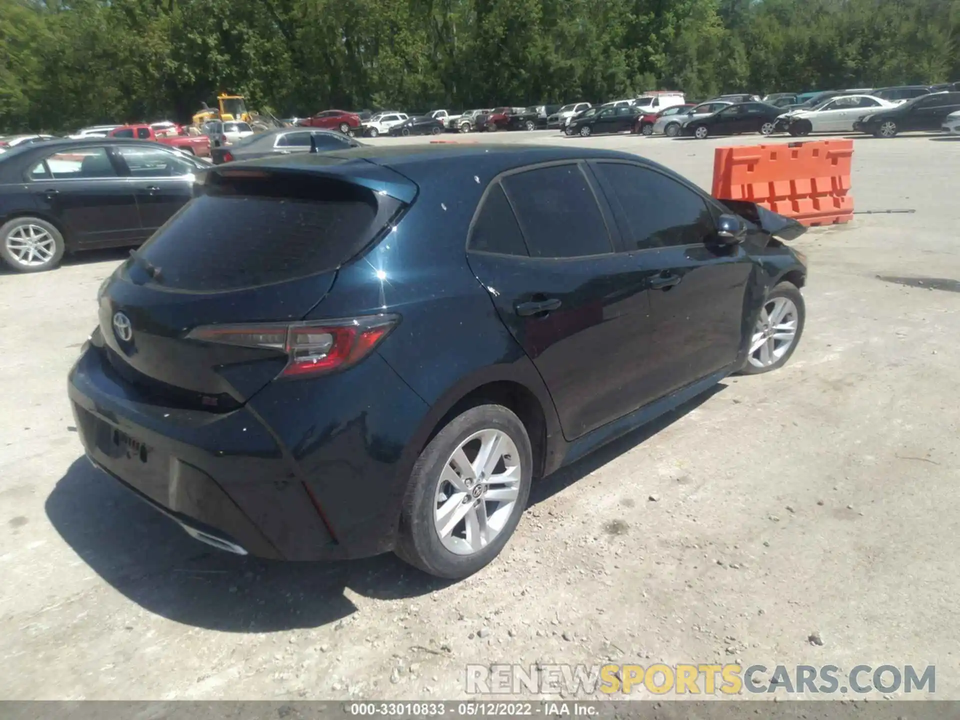 4 Photograph of a damaged car JTND4RBE7L3080737 TOYOTA COROLLA HATCHBACK 2020