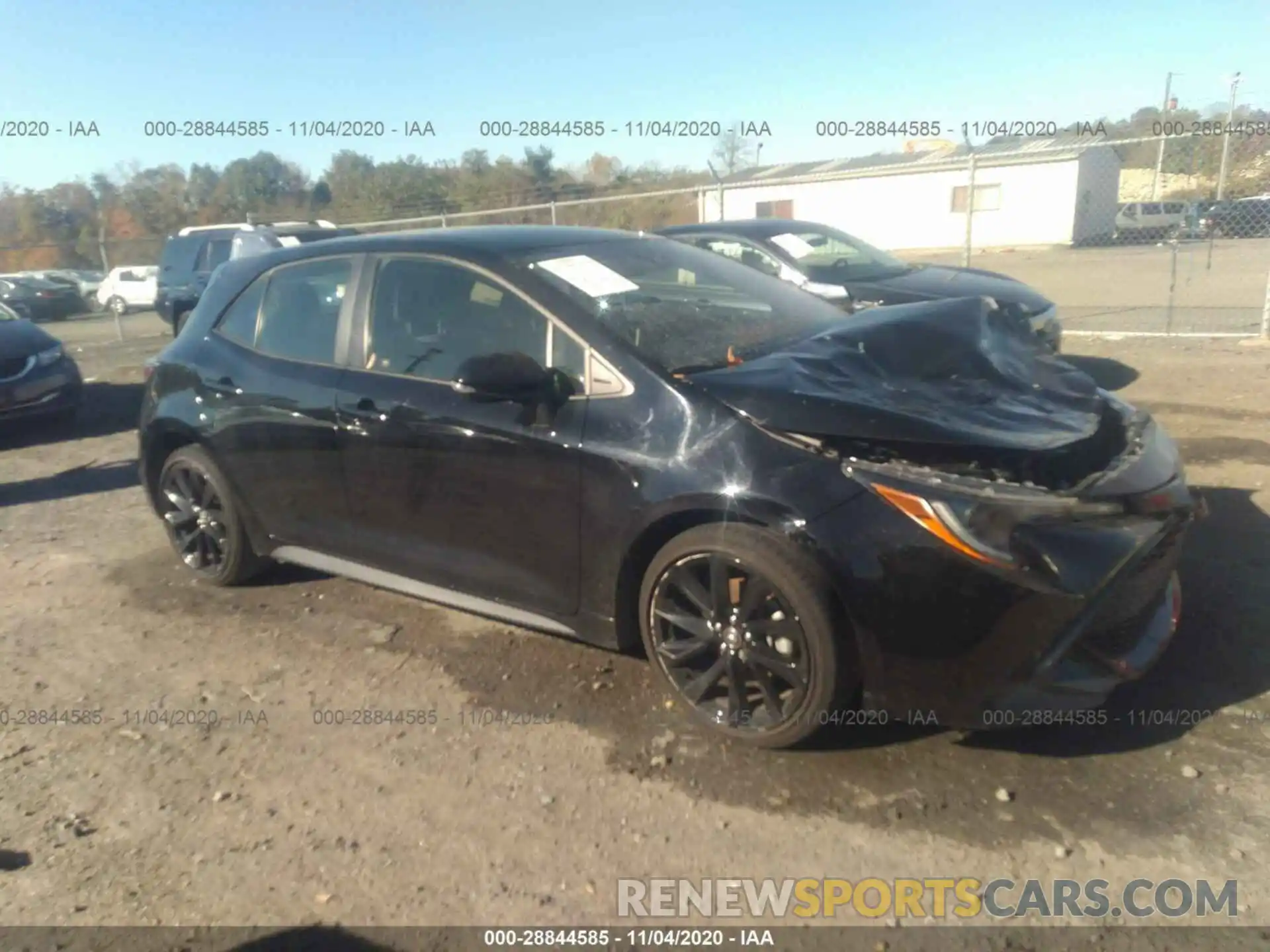 1 Photograph of a damaged car JTND4RBE7L3080866 TOYOTA COROLLA HATCHBACK 2020