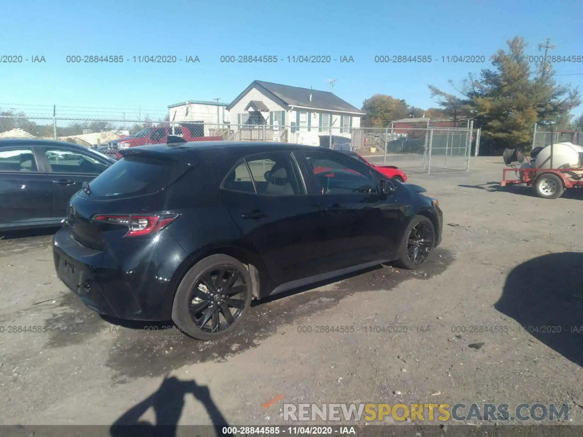 4 Photograph of a damaged car JTND4RBE7L3080866 TOYOTA COROLLA HATCHBACK 2020