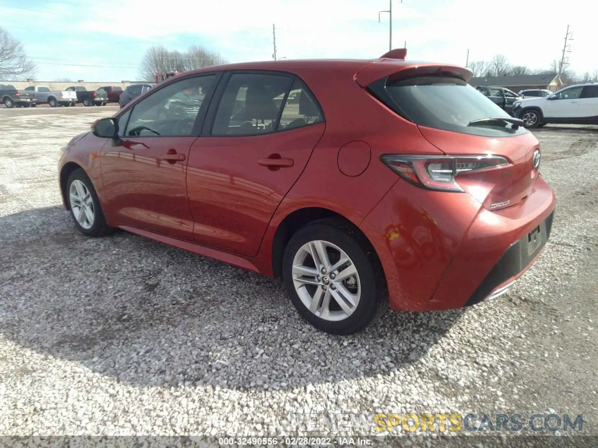 3 Photograph of a damaged car JTND4RBE7L3082990 TOYOTA COROLLA HATCHBACK 2020