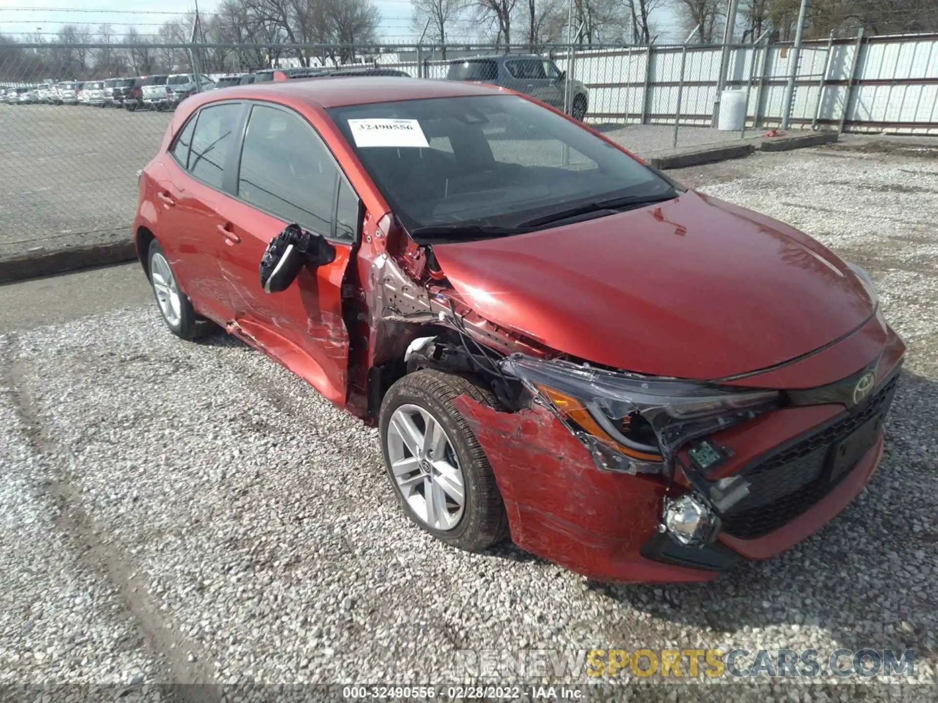 6 Photograph of a damaged car JTND4RBE7L3082990 TOYOTA COROLLA HATCHBACK 2020