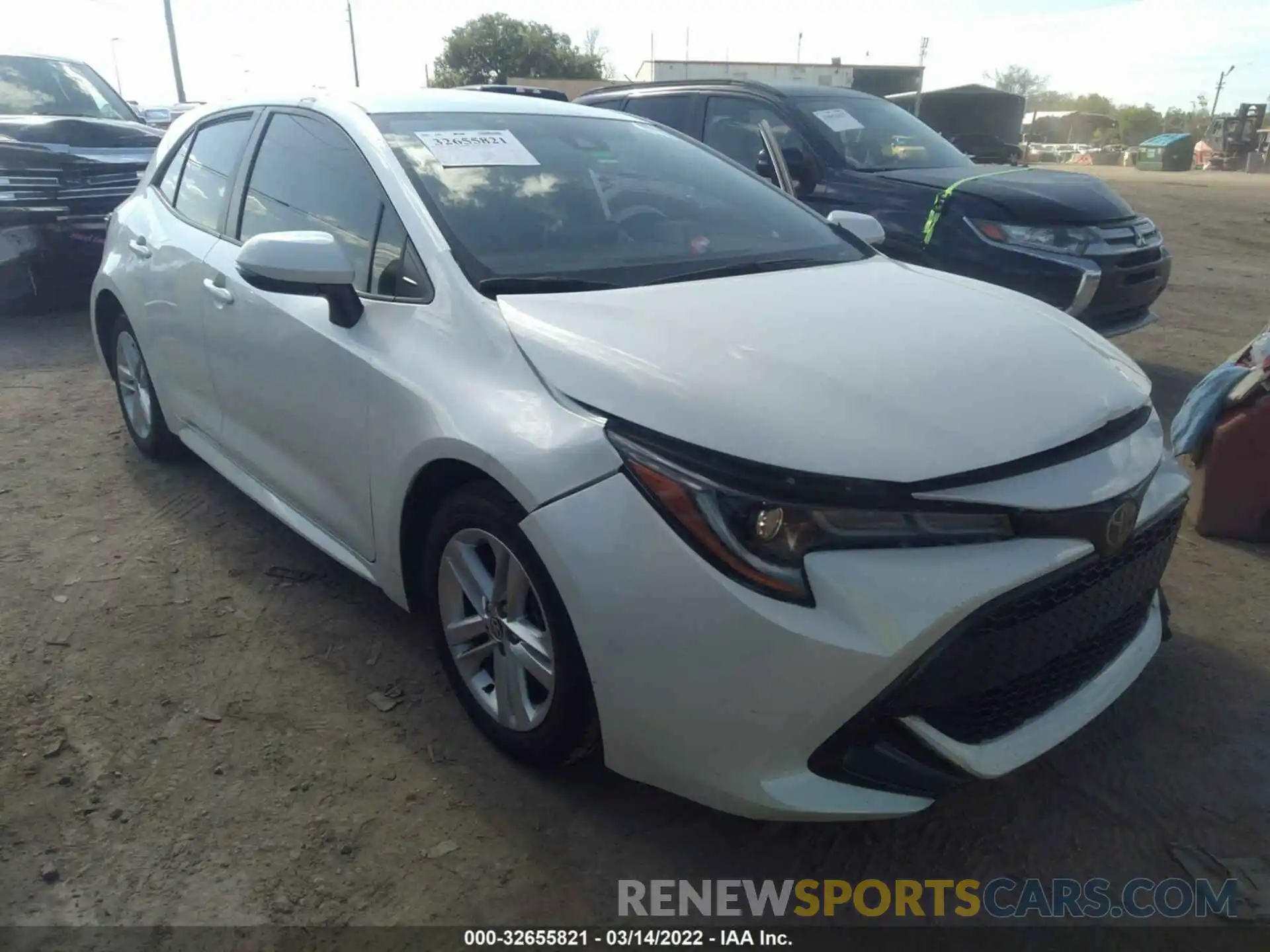 1 Photograph of a damaged car JTND4RBE7L3095500 TOYOTA COROLLA HATCHBACK 2020