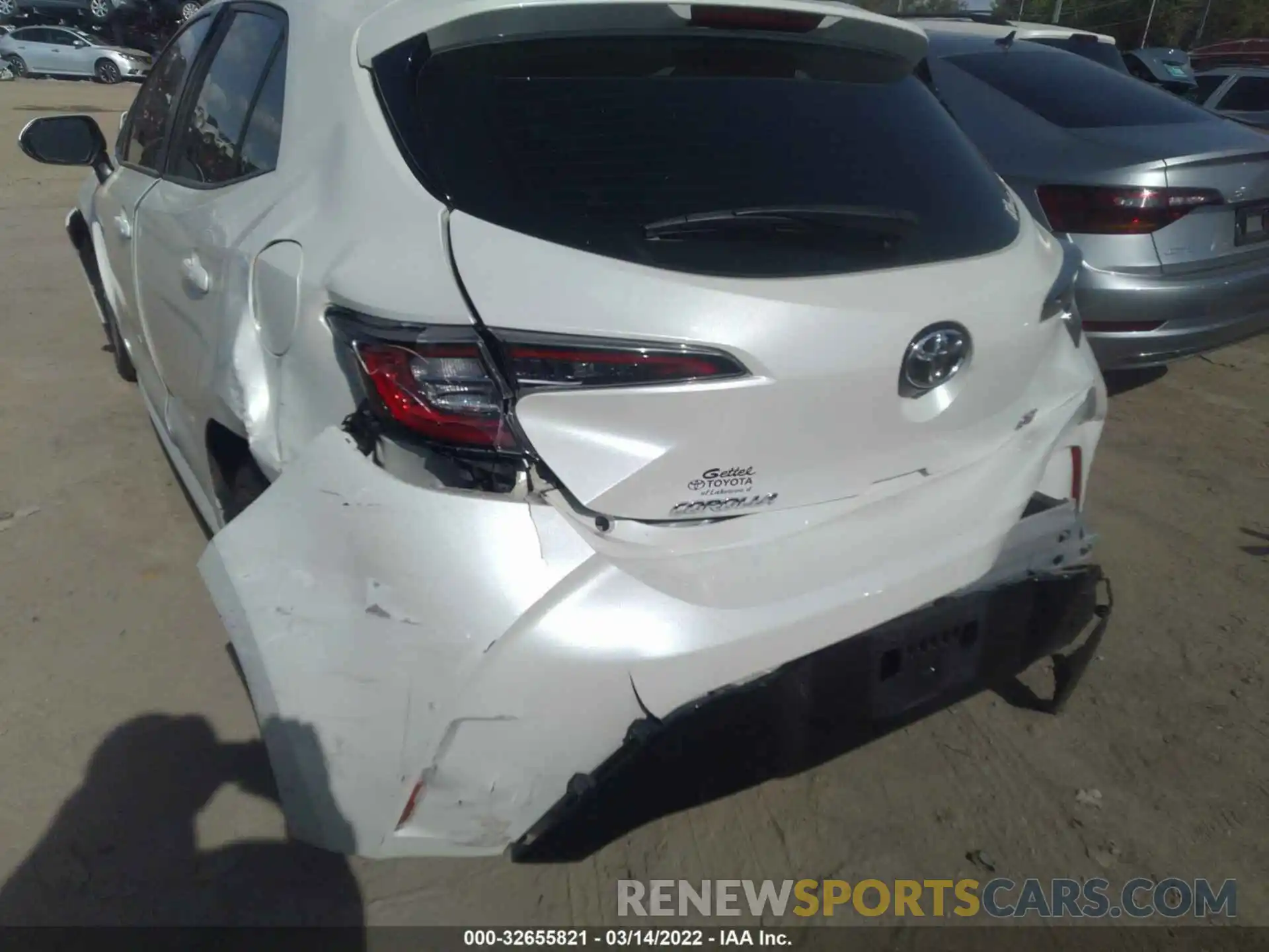 6 Photograph of a damaged car JTND4RBE7L3095500 TOYOTA COROLLA HATCHBACK 2020