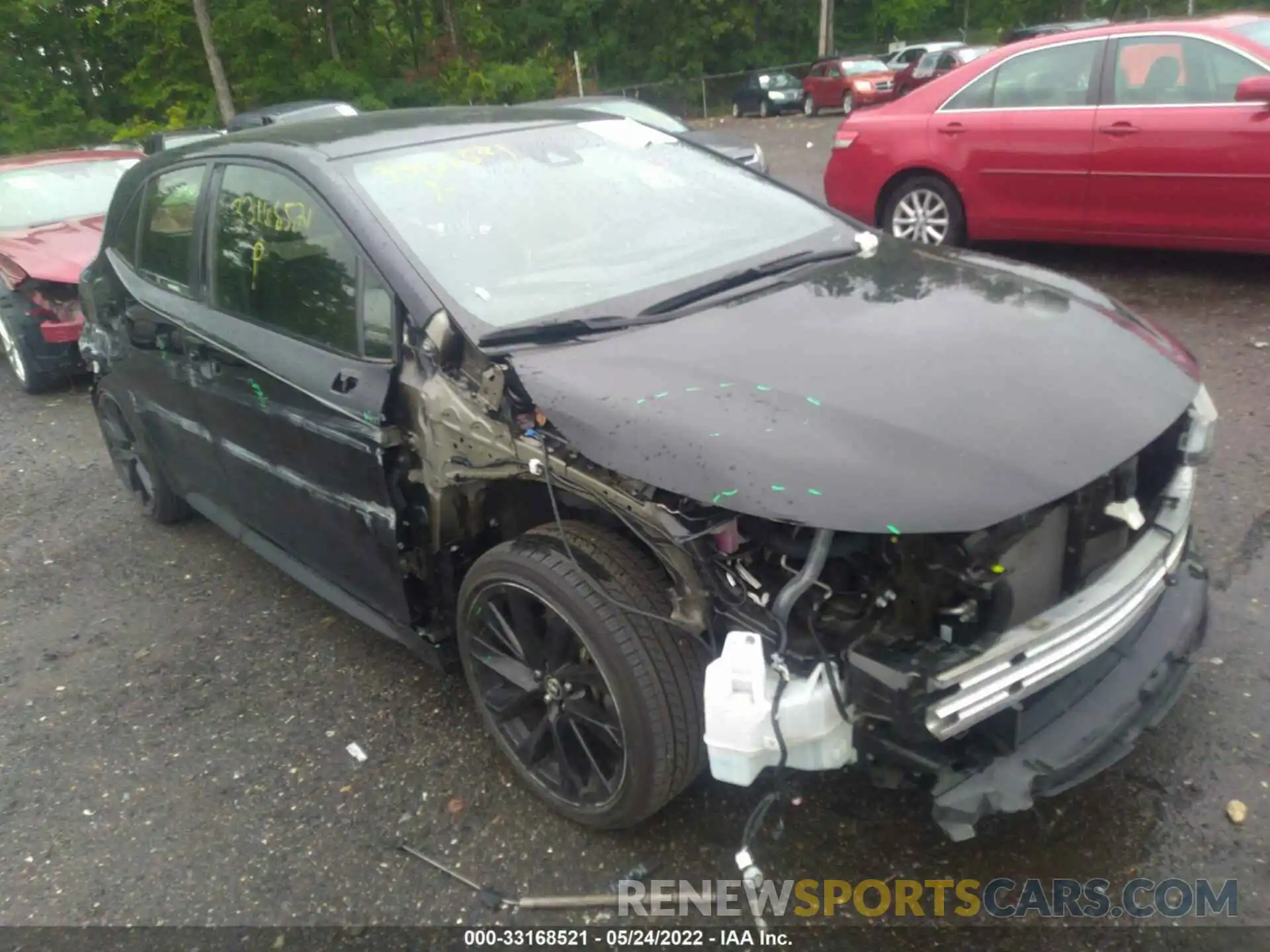 1 Photograph of a damaged car JTND4RBE7L3097442 TOYOTA COROLLA HATCHBACK 2020