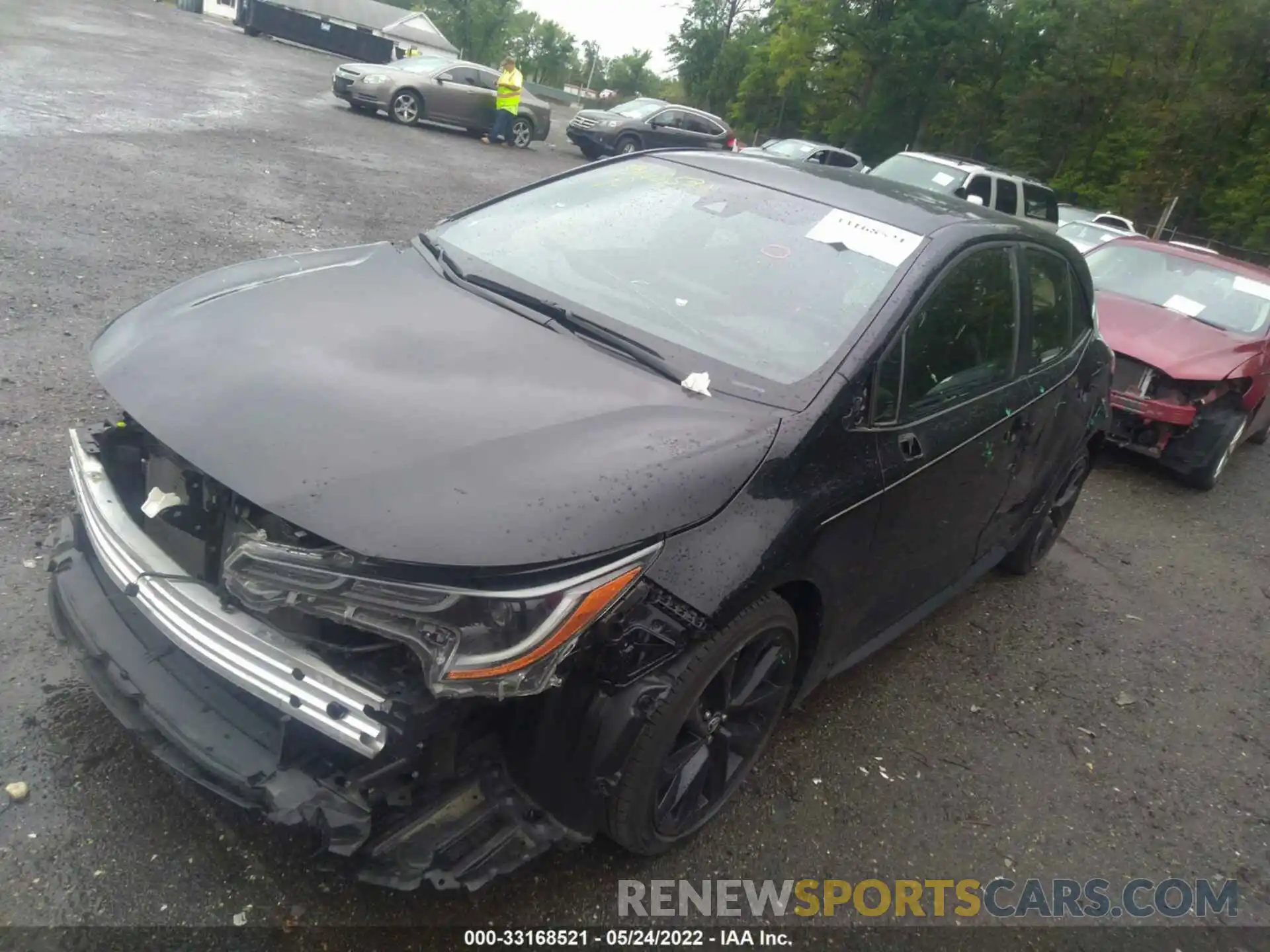 2 Photograph of a damaged car JTND4RBE7L3097442 TOYOTA COROLLA HATCHBACK 2020