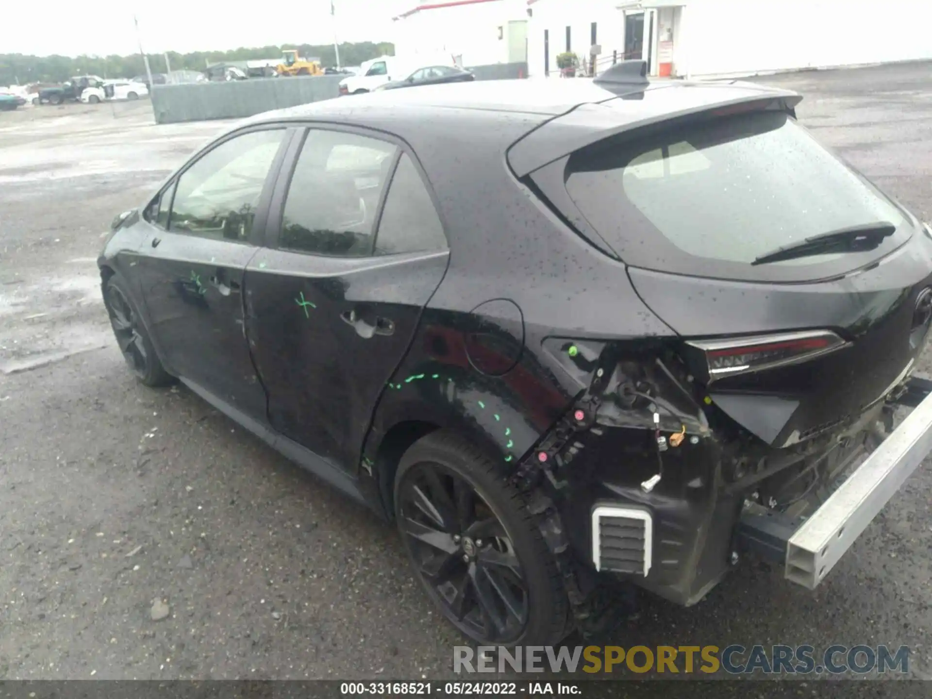 3 Photograph of a damaged car JTND4RBE7L3097442 TOYOTA COROLLA HATCHBACK 2020