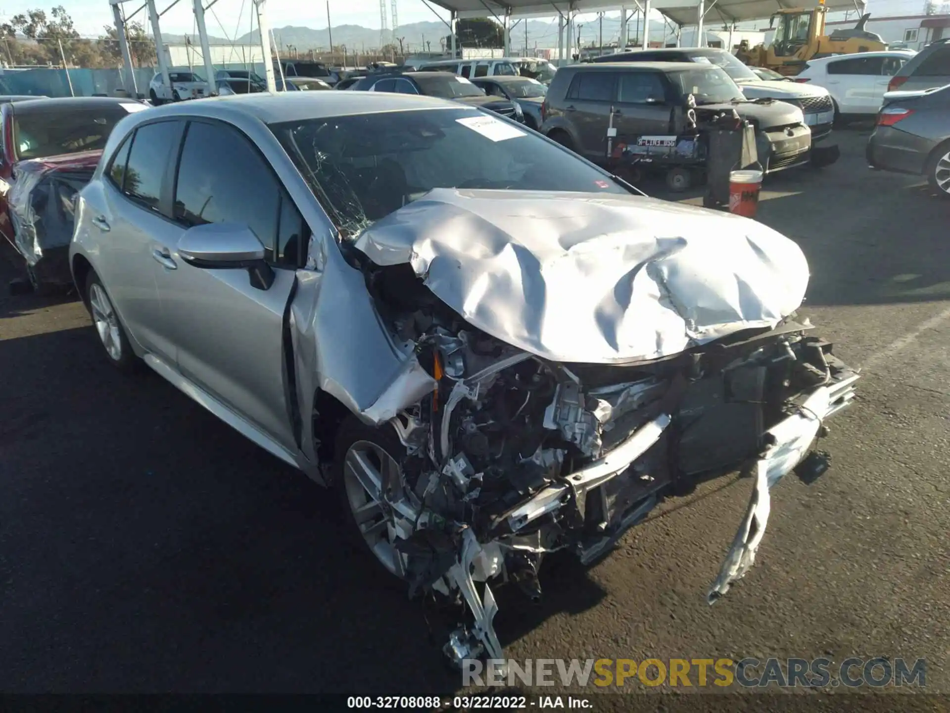 1 Photograph of a damaged car JTND4RBE7L3100310 TOYOTA COROLLA HATCHBACK 2020