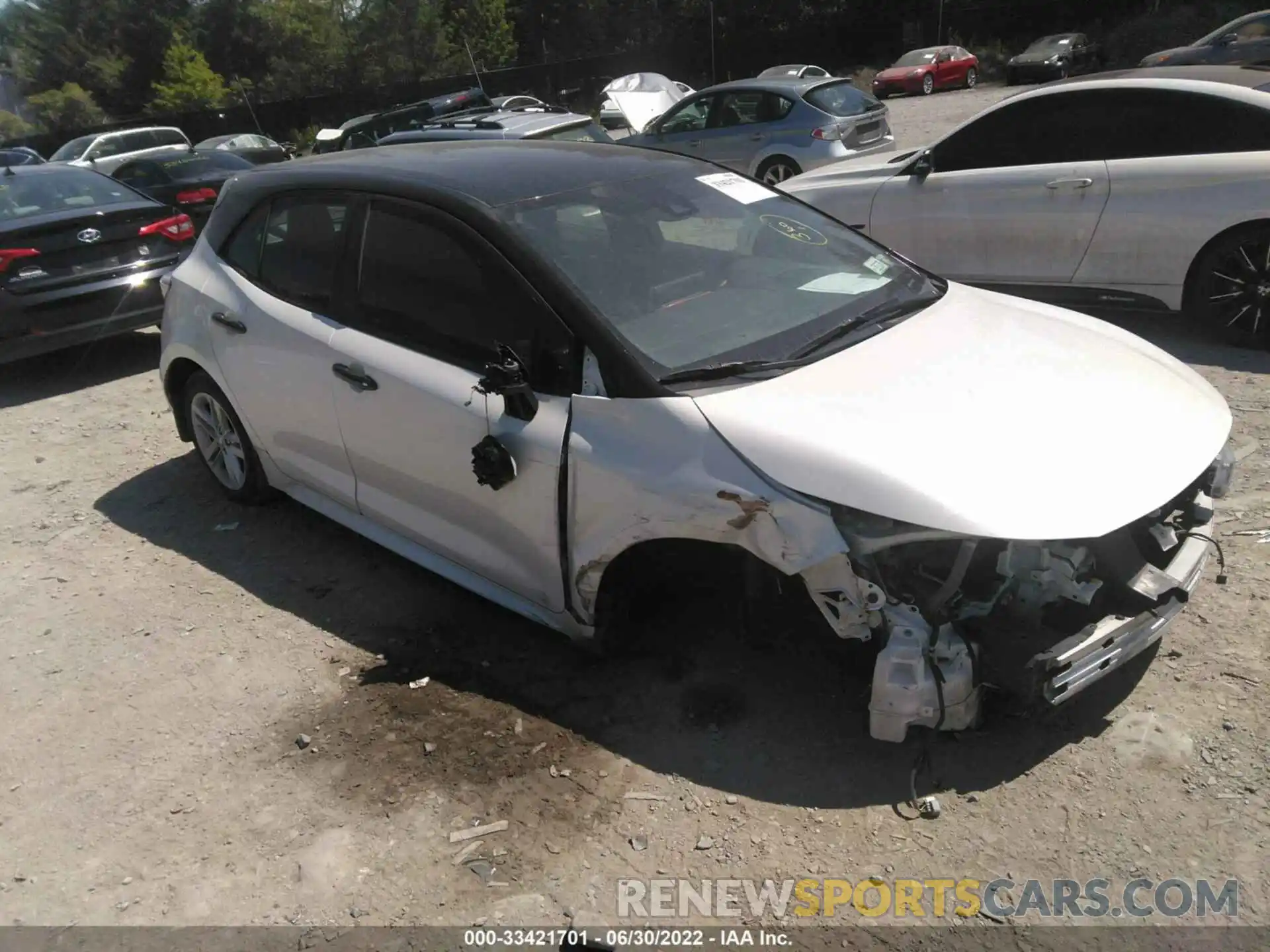 1 Photograph of a damaged car JTND4RBE7L3100503 TOYOTA COROLLA HATCHBACK 2020