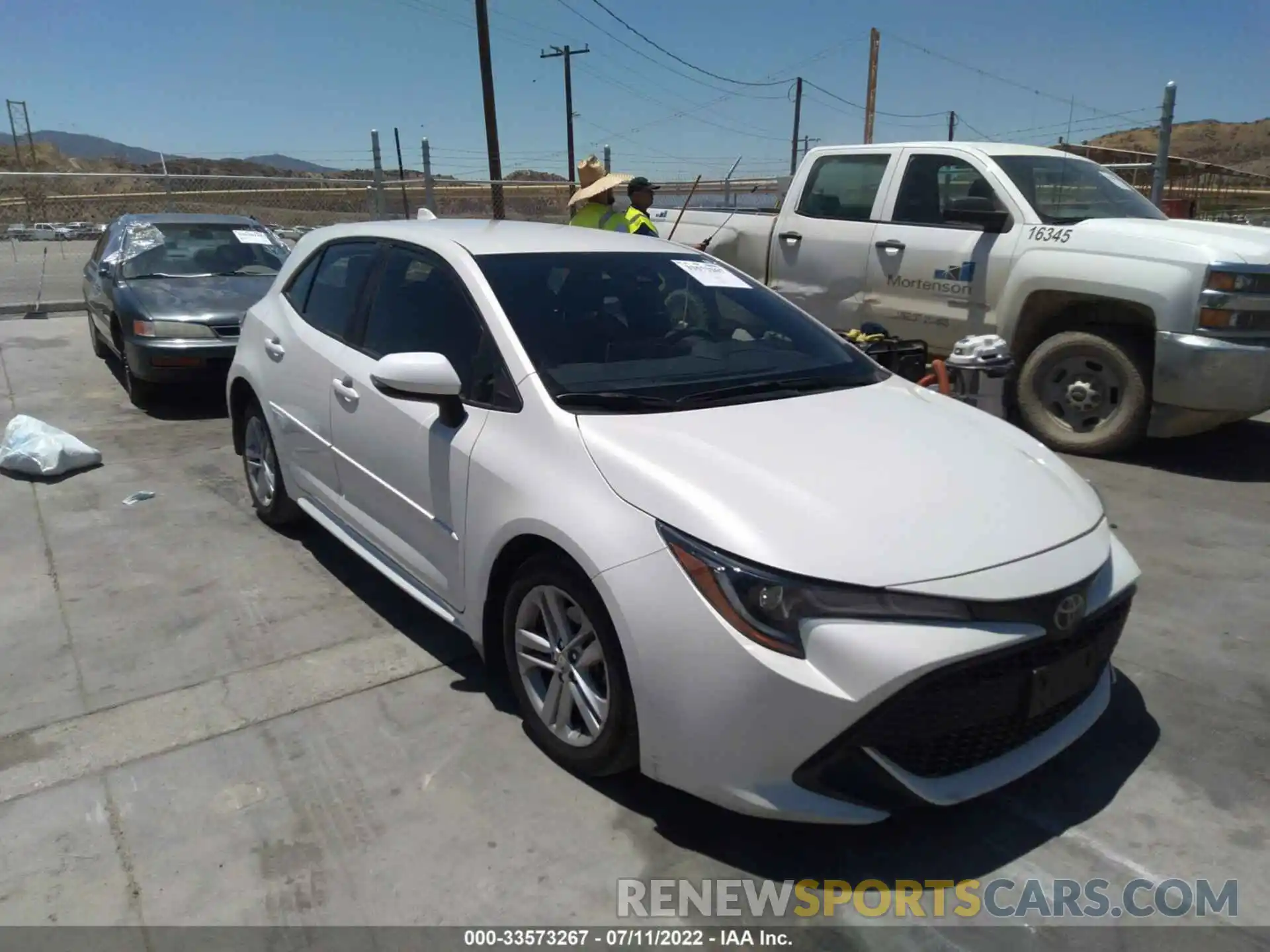 1 Photograph of a damaged car JTND4RBE8L3079791 TOYOTA COROLLA HATCHBACK 2020