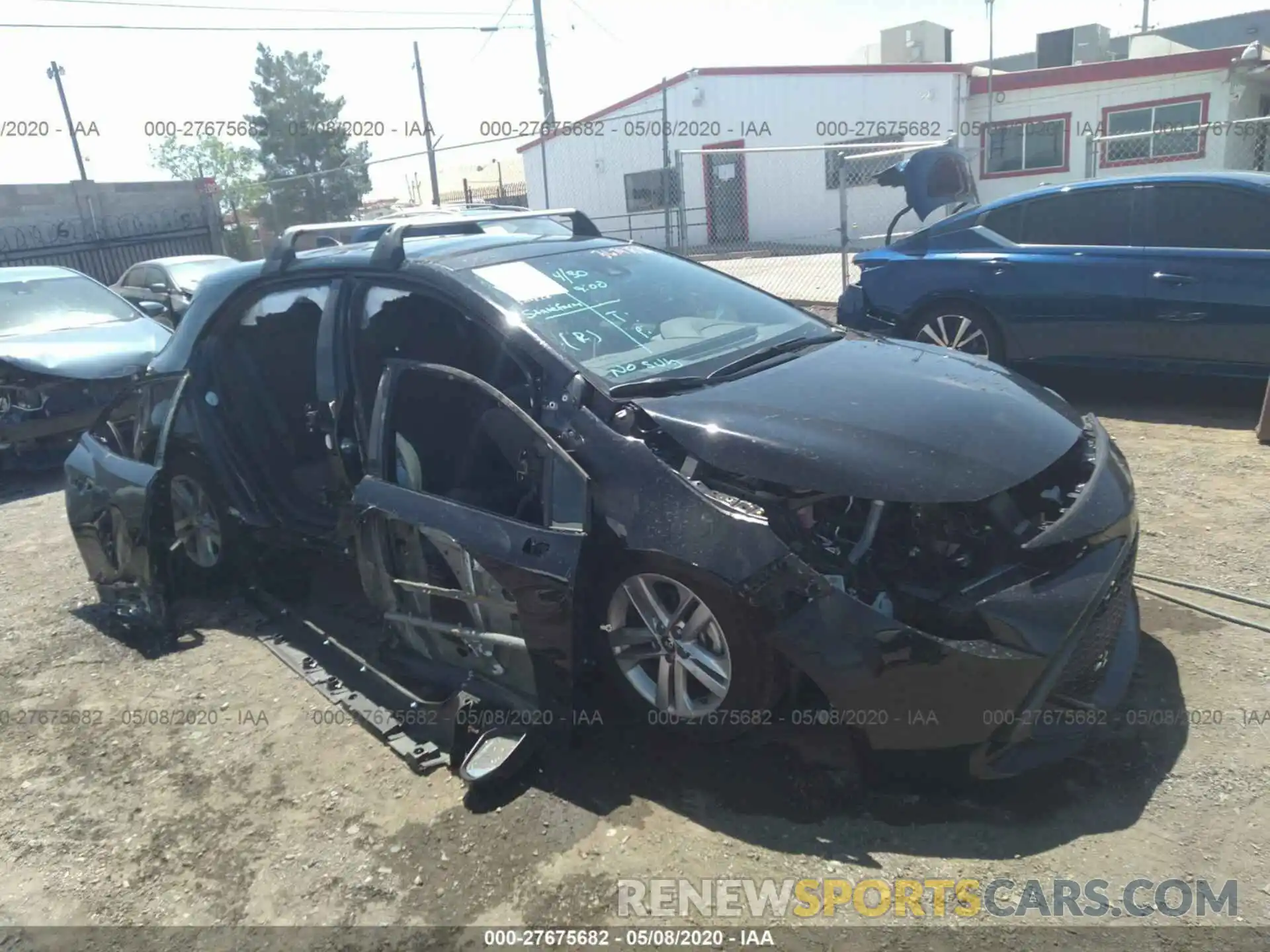 1 Photograph of a damaged car JTND4RBE8L3092105 TOYOTA COROLLA HATCHBACK 2020