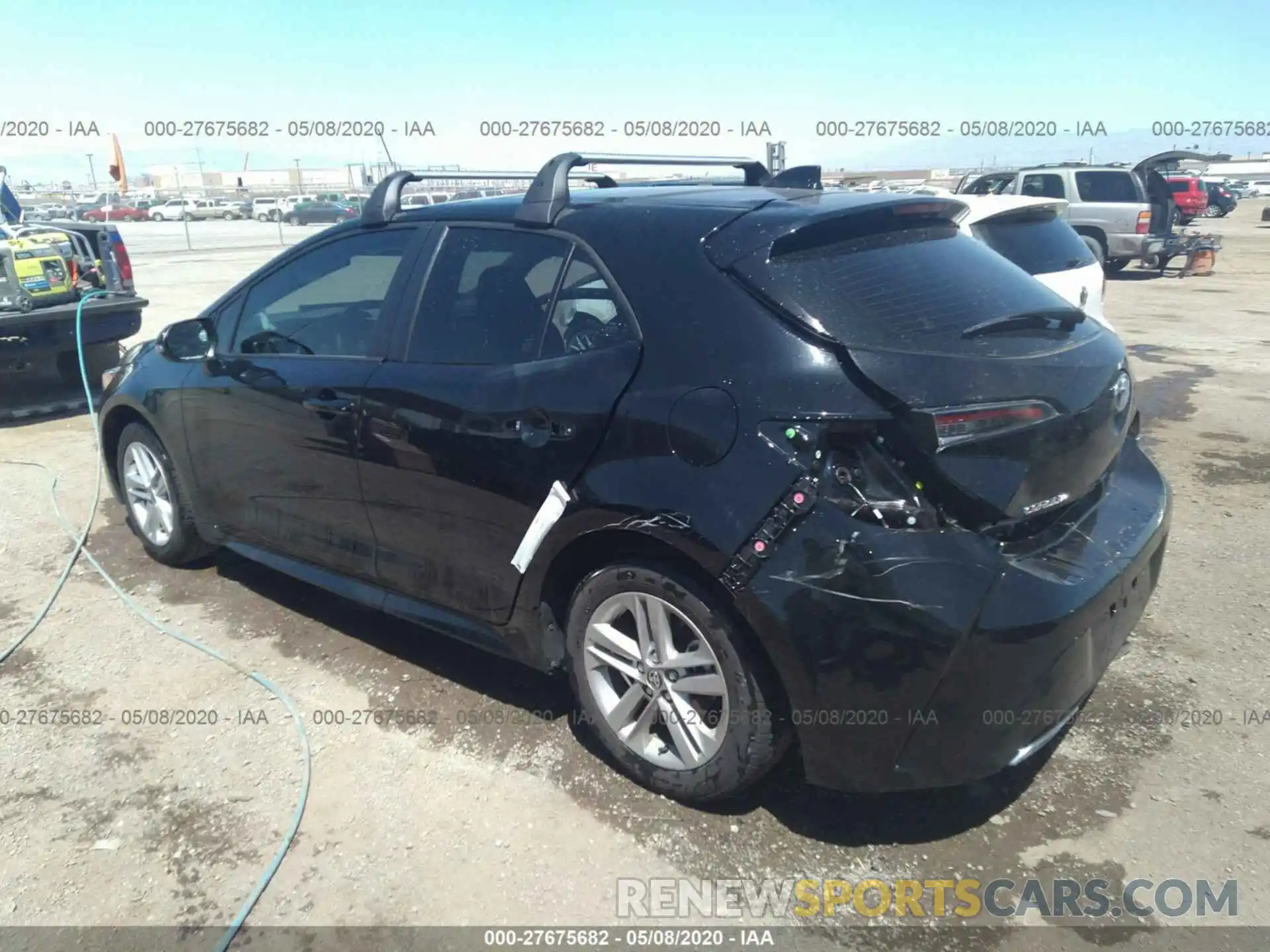 3 Photograph of a damaged car JTND4RBE8L3092105 TOYOTA COROLLA HATCHBACK 2020