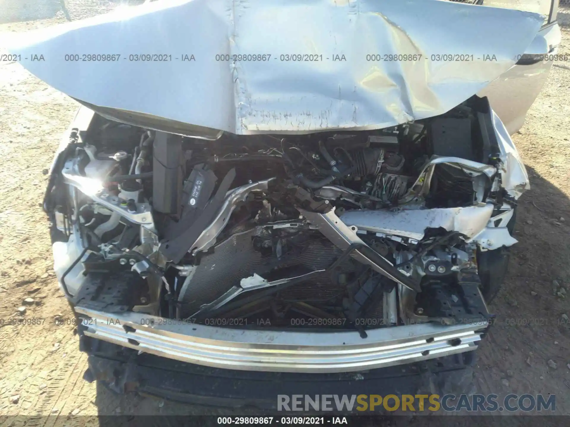 6 Photograph of a damaged car JTND4RBE8L3094811 TOYOTA COROLLA HATCHBACK 2020