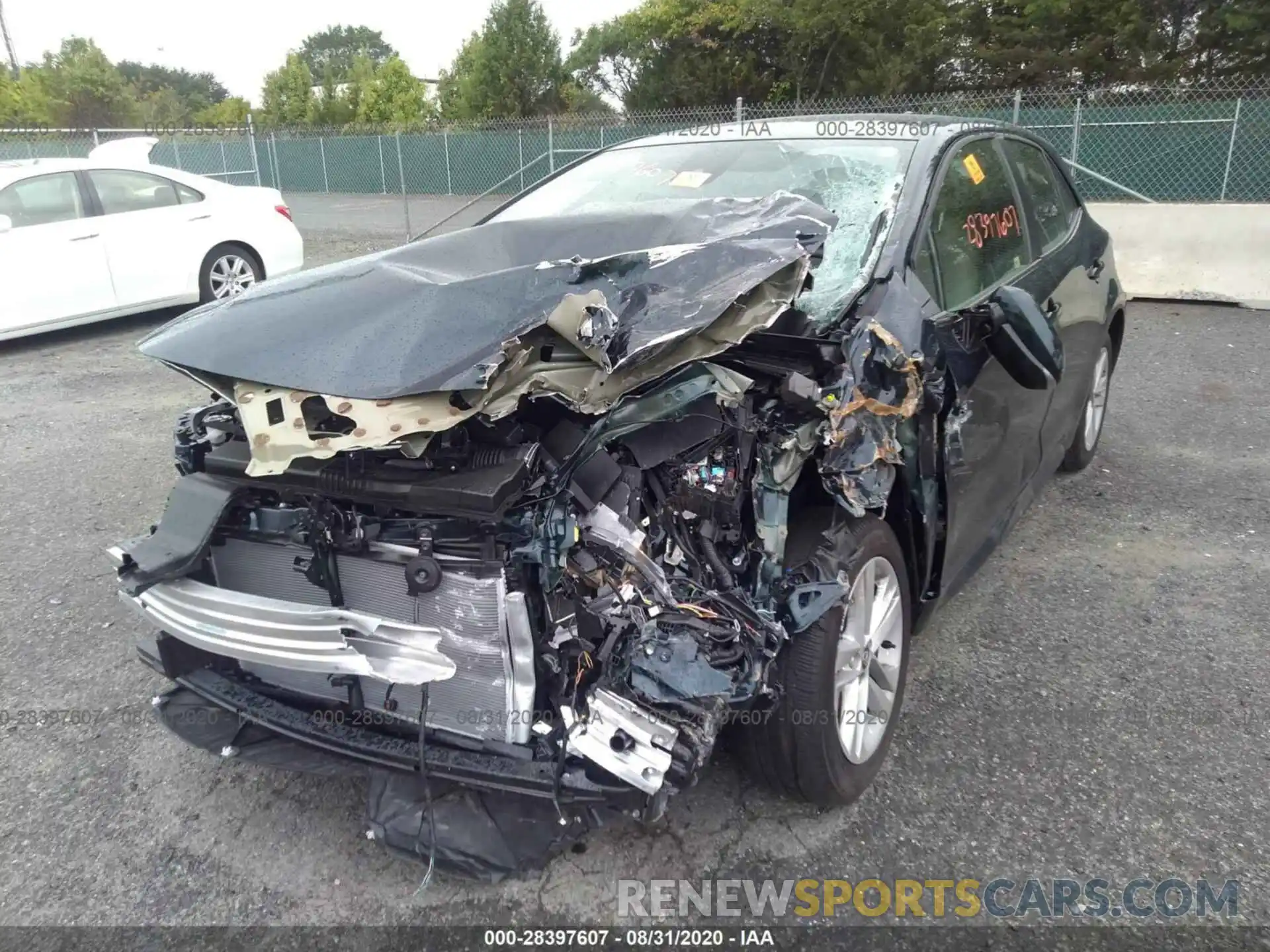 6 Photograph of a damaged car JTND4RBE9L3074065 TOYOTA COROLLA HATCHBACK 2020