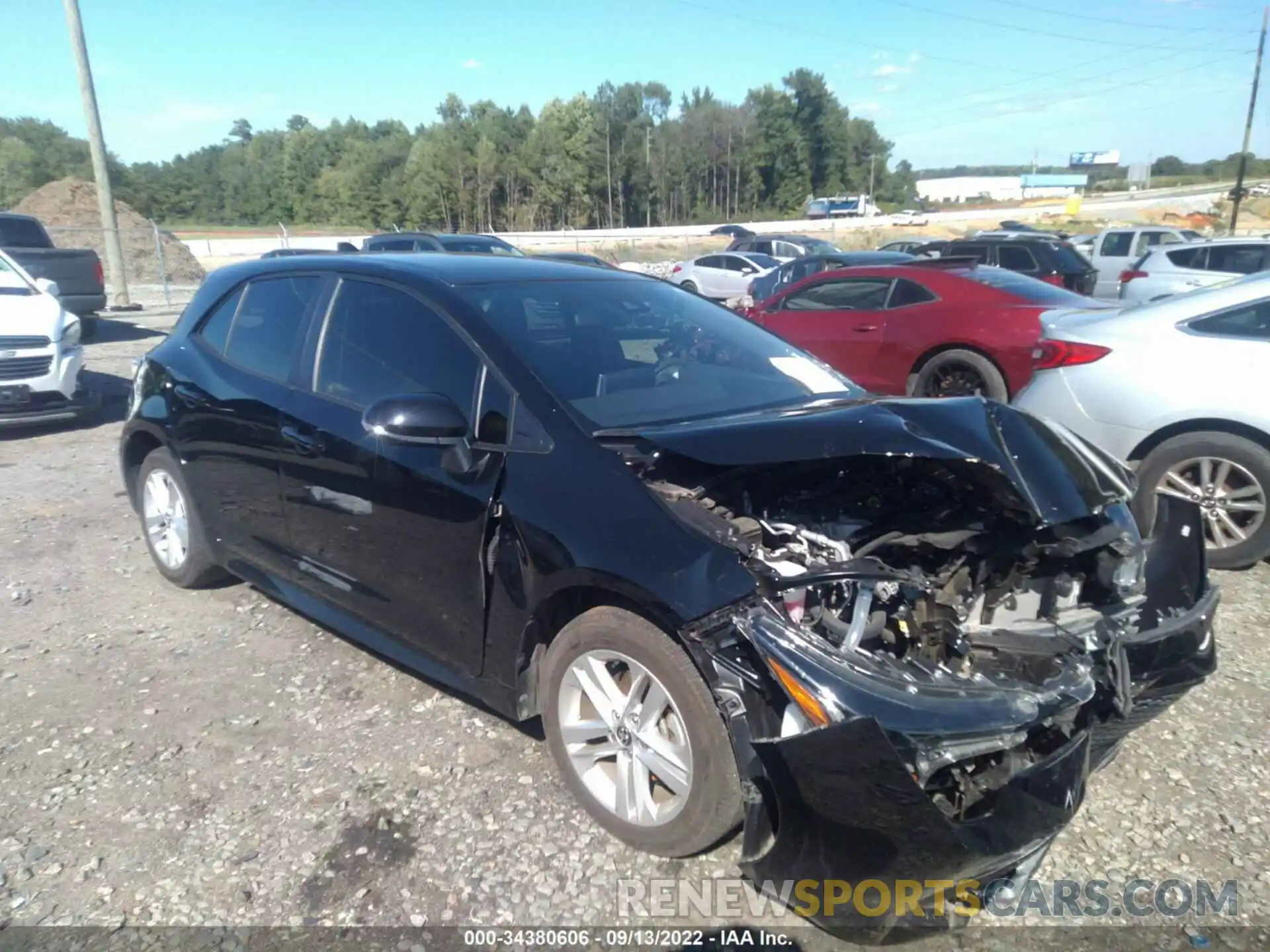 1 Photograph of a damaged car JTND4RBE9L3085213 TOYOTA COROLLA HATCHBACK 2020