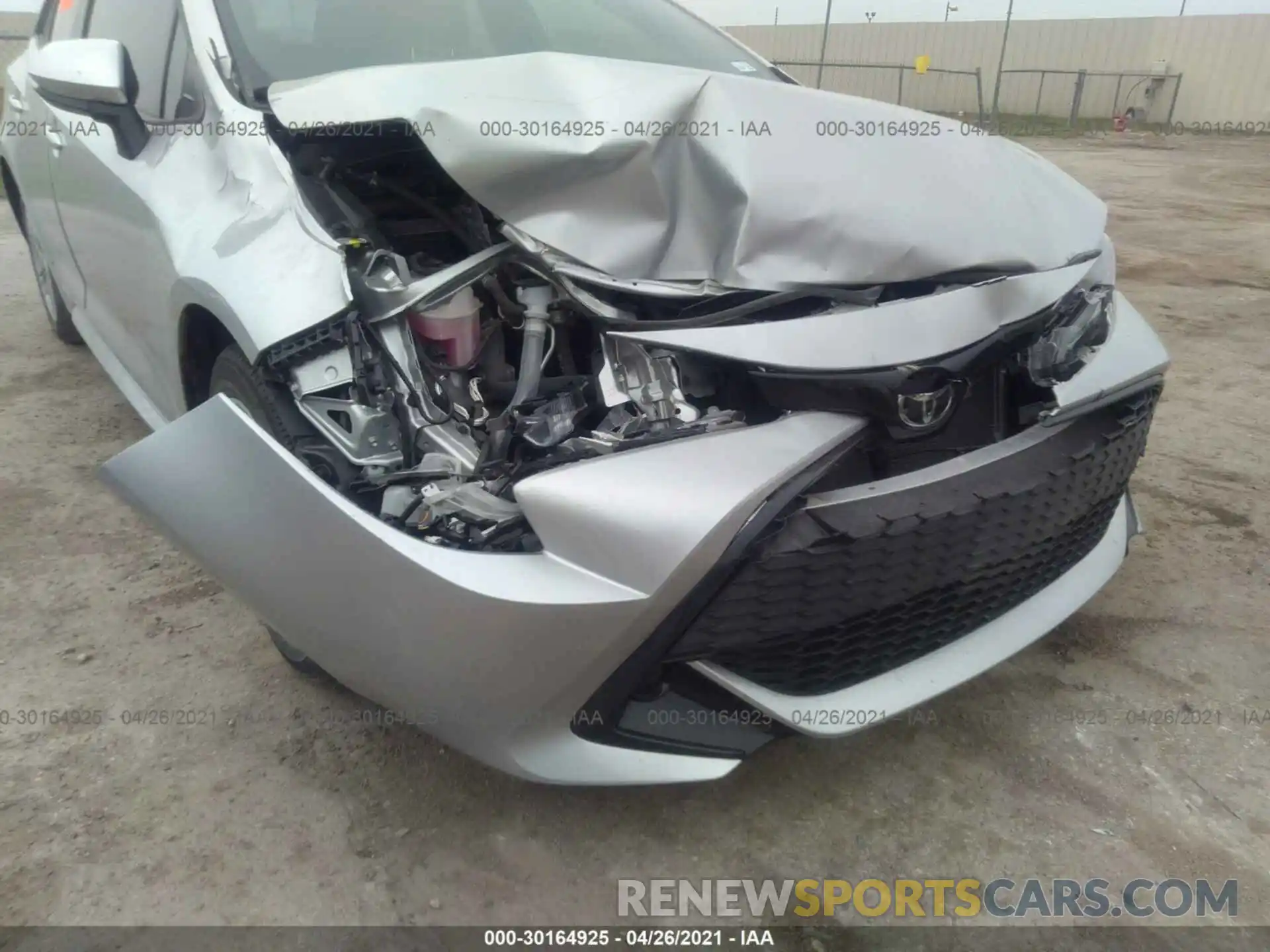 6 Photograph of a damaged car JTND4RBEXL3088993 TOYOTA COROLLA HATCHBACK 2020