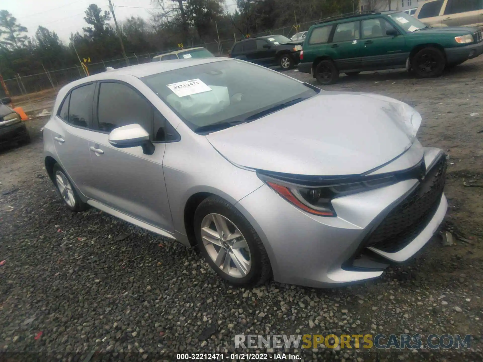 1 Photograph of a damaged car JTND4RBEXL3093157 TOYOTA COROLLA HATCHBACK 2020