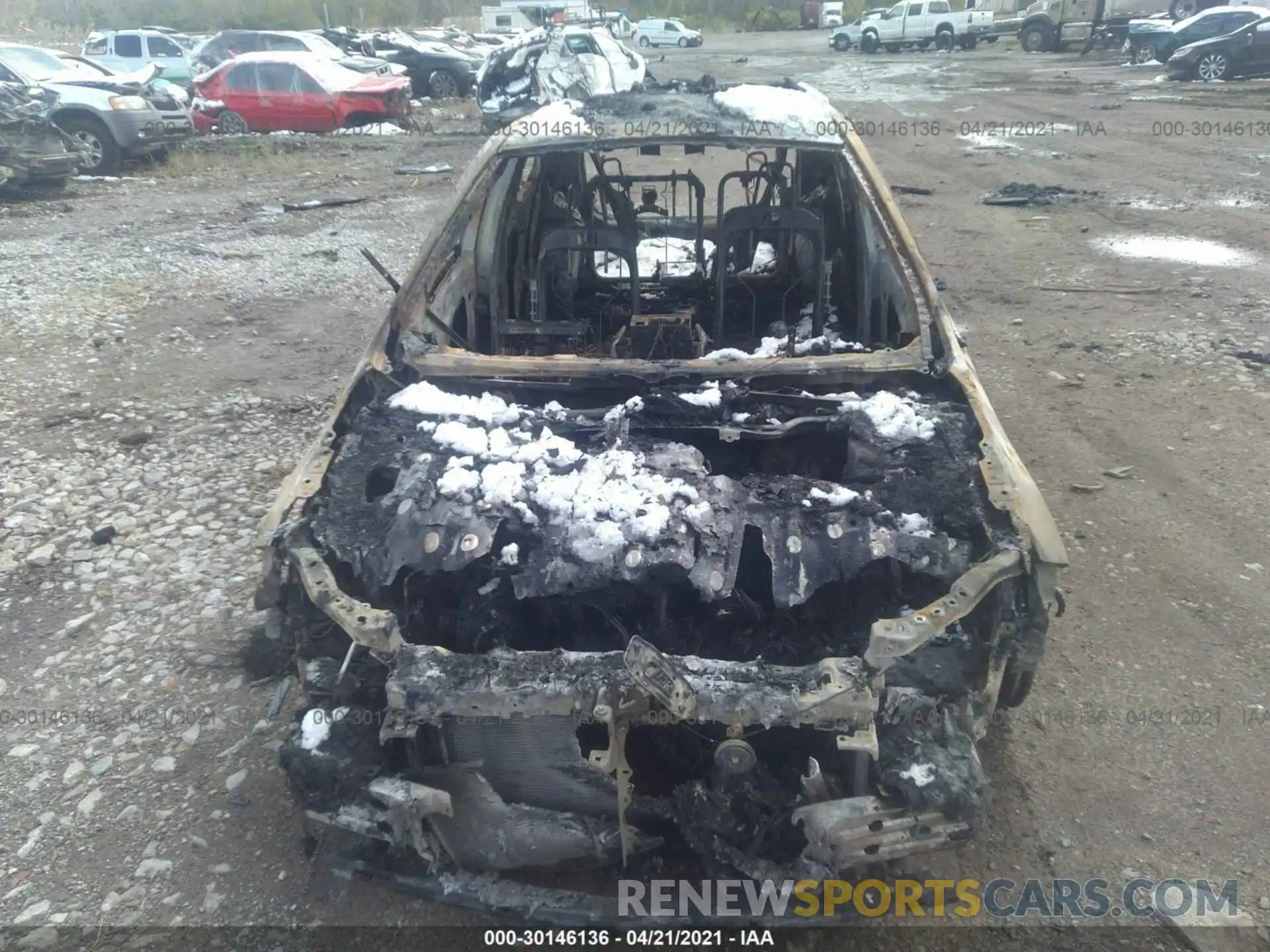 6 Photograph of a damaged car JTND4RBEXL3095541 TOYOTA COROLLA HATCHBACK 2020