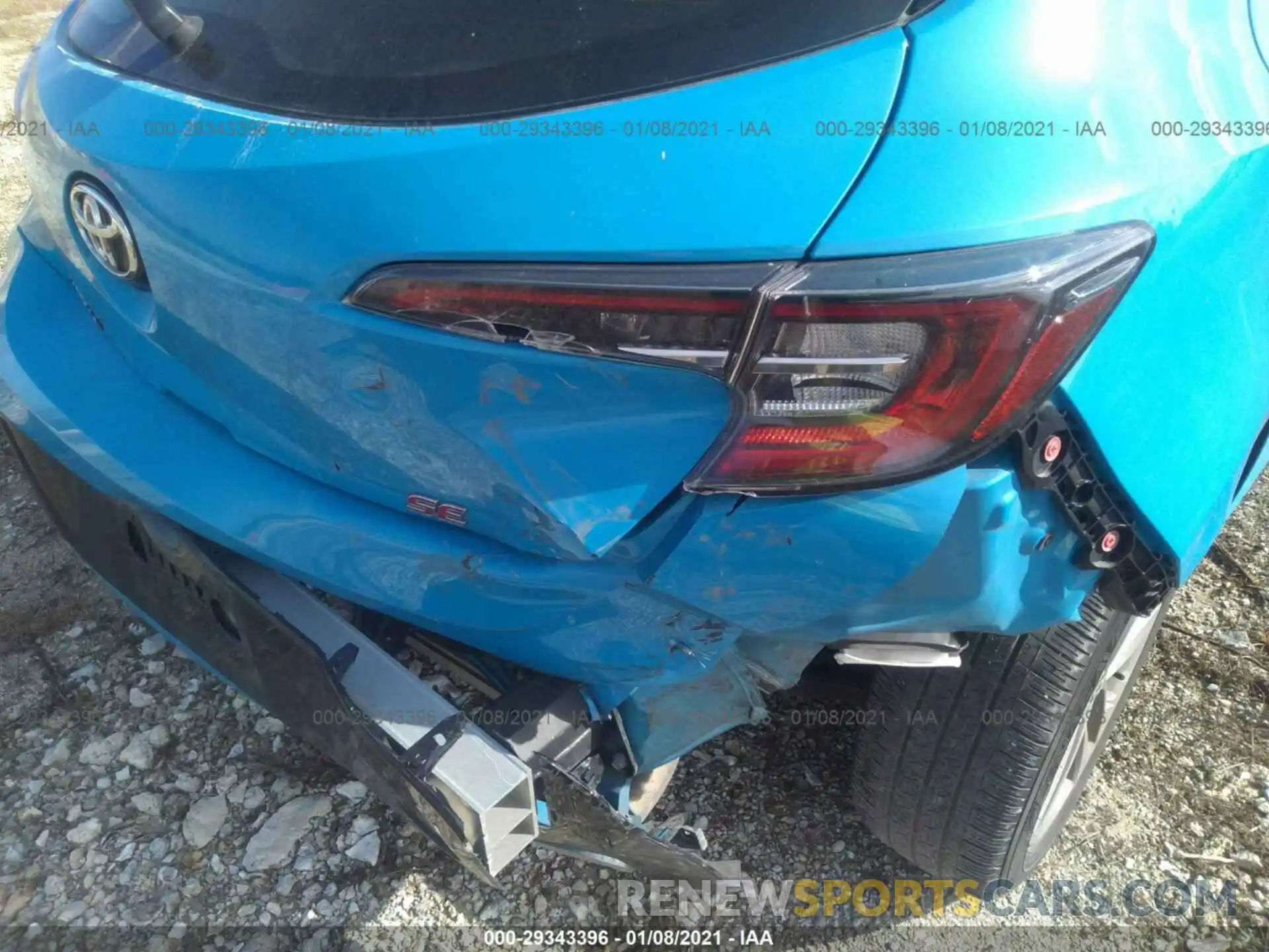 6 Photograph of a damaged car JTND4RBEXL3100933 TOYOTA COROLLA HATCHBACK 2020