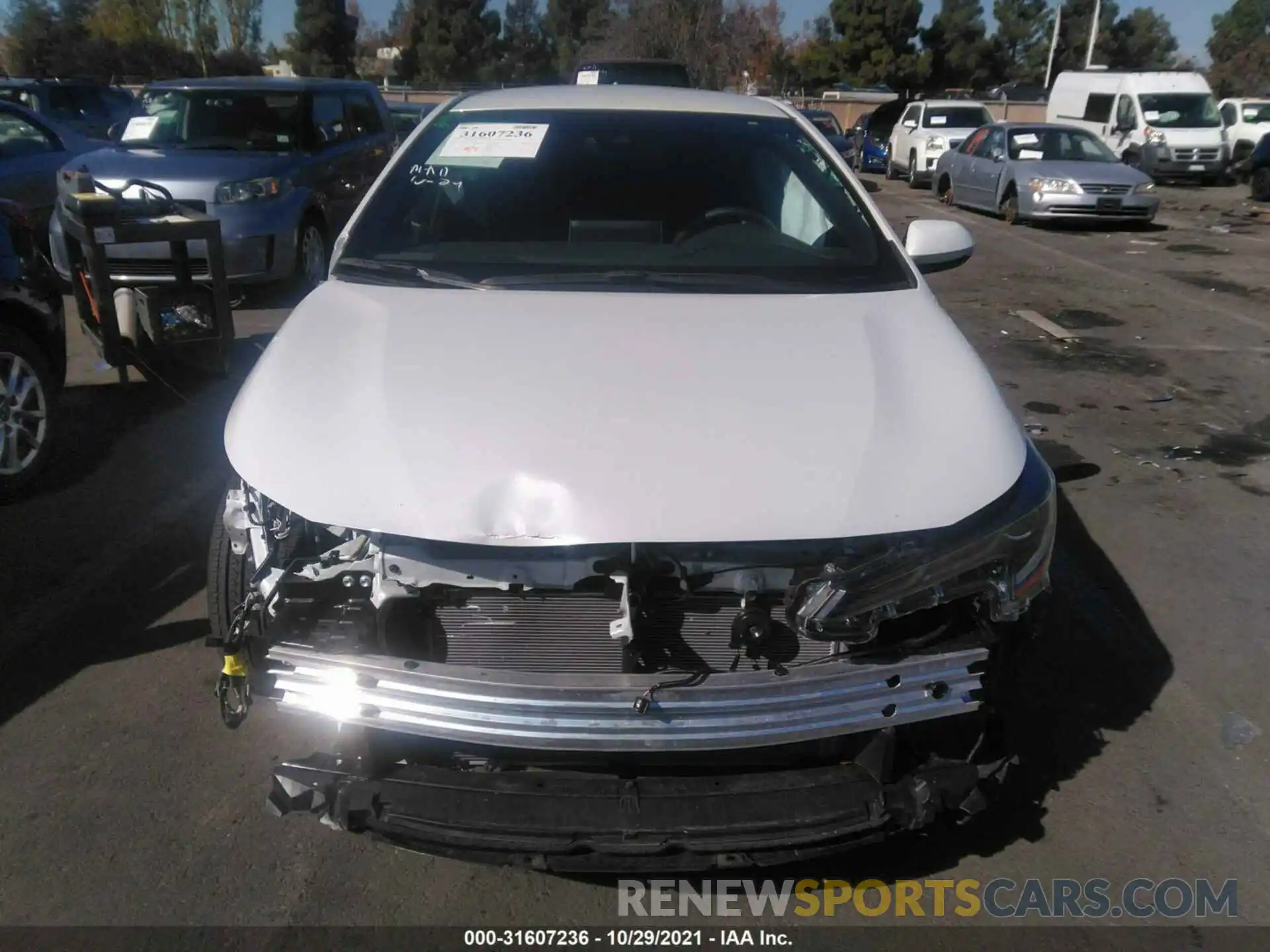 6 Photograph of a damaged car JTNA4MBE3M3137202 TOYOTA COROLLA HATCHBACK 2021