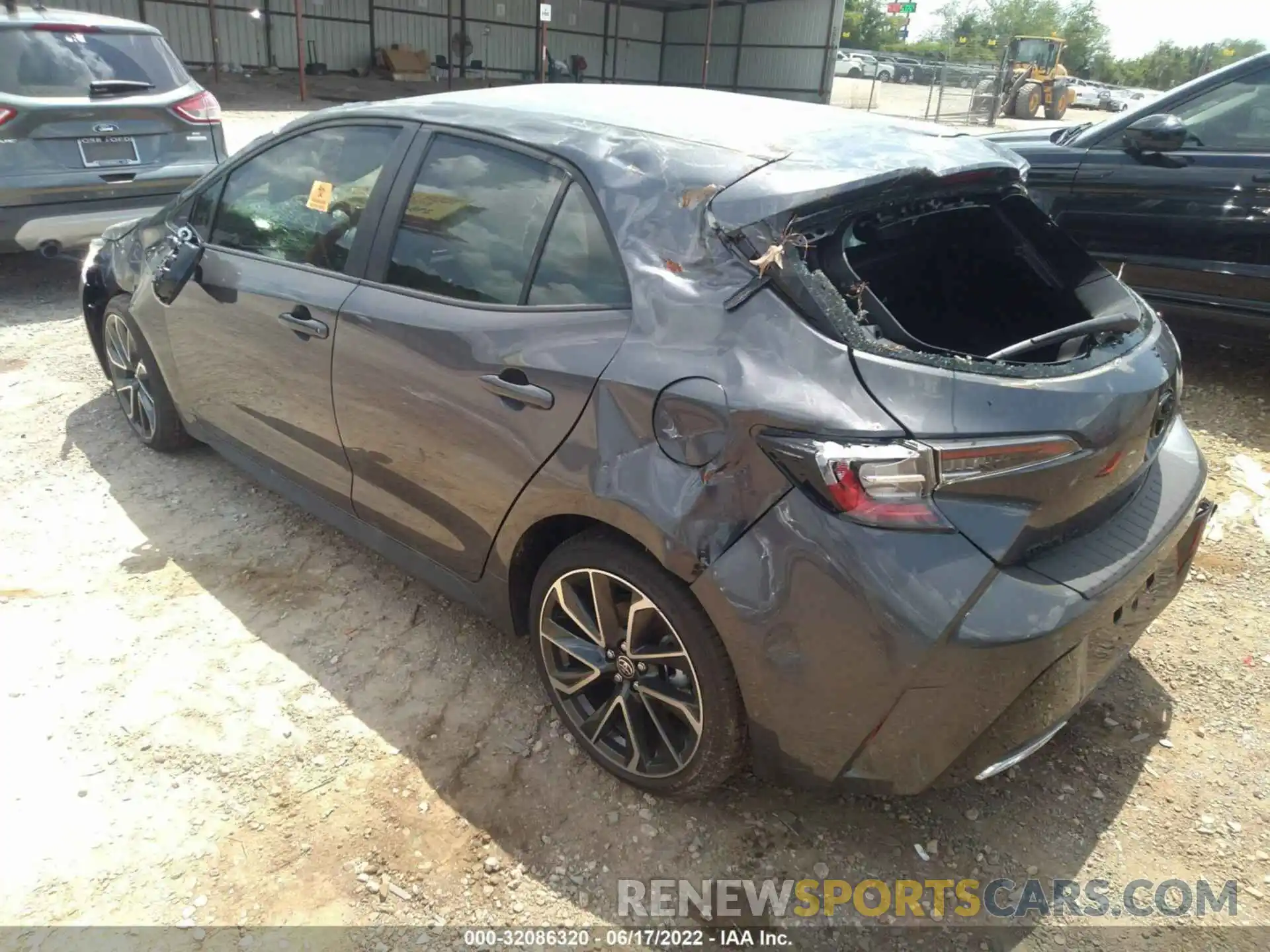 3 Photograph of a damaged car JTNA4MBE3M3140066 TOYOTA COROLLA HATCHBACK 2021