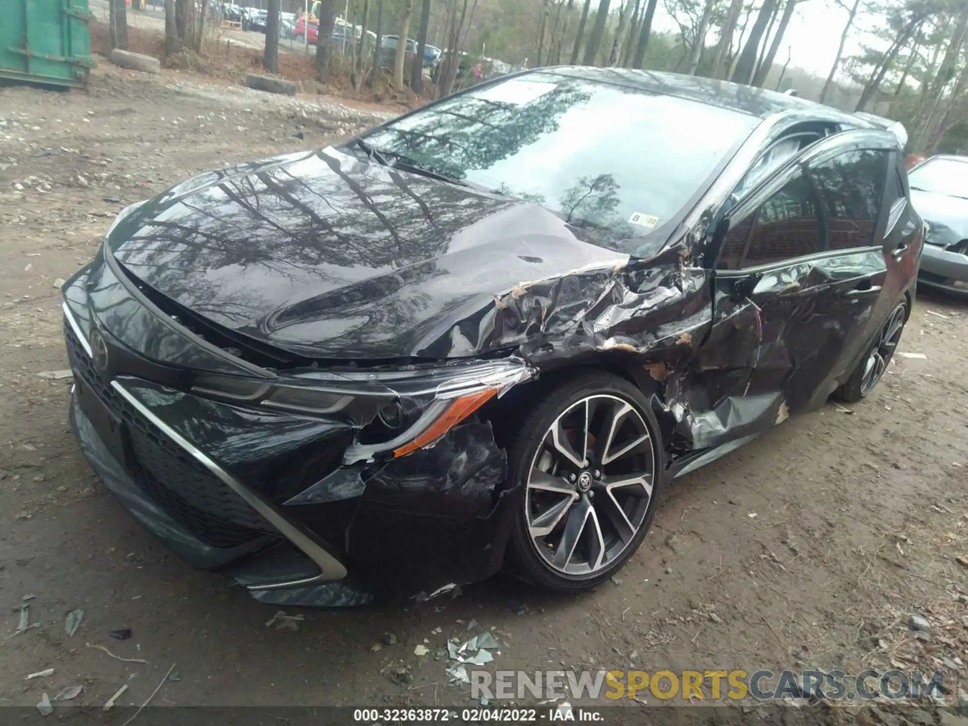 2 Photograph of a damaged car JTNA4MBE3M3146577 TOYOTA COROLLA HATCHBACK 2021