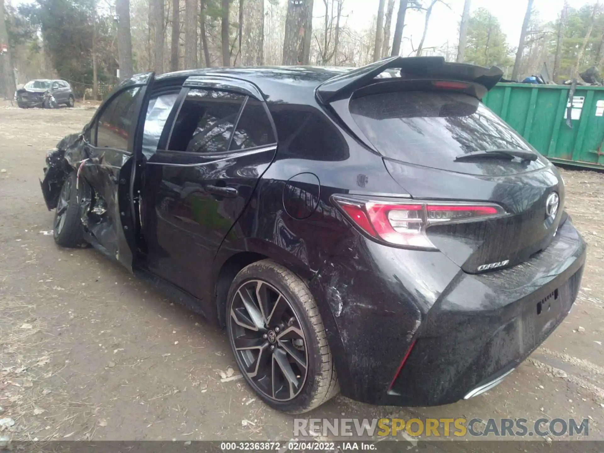 3 Photograph of a damaged car JTNA4MBE3M3146577 TOYOTA COROLLA HATCHBACK 2021