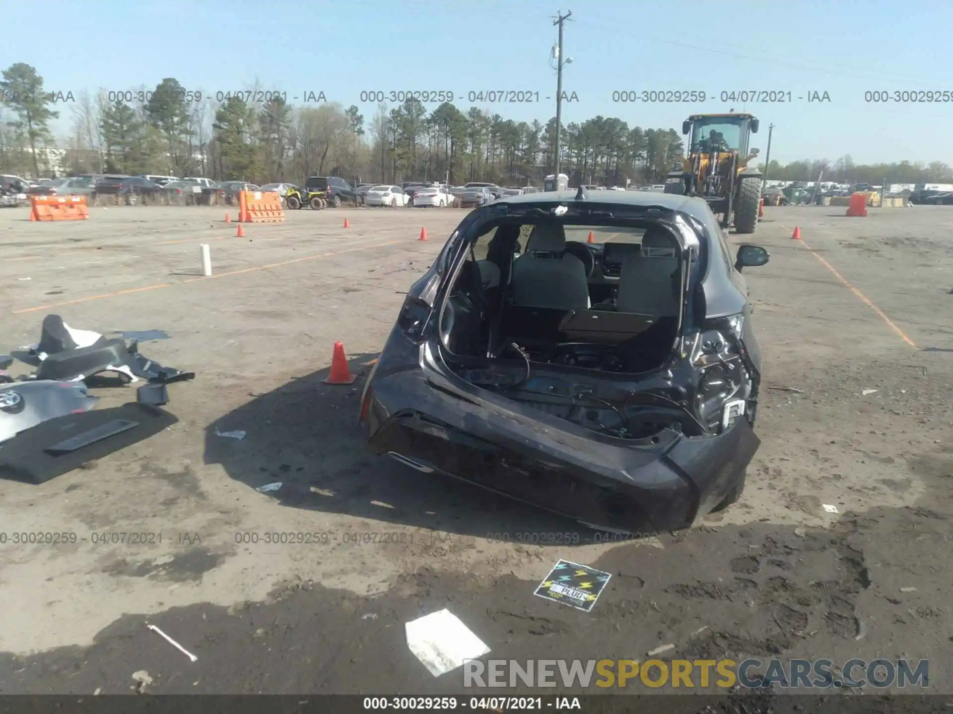 6 Photograph of a damaged car JTNA4MBE4M3112549 TOYOTA COROLLA HATCHBACK 2021