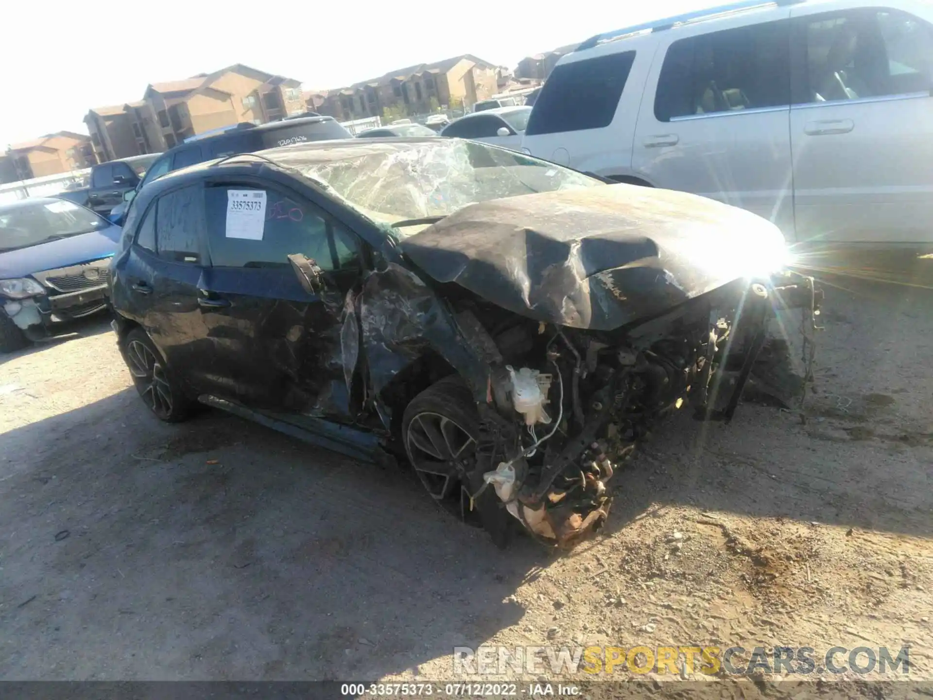 1 Photograph of a damaged car JTNA4MBE6M3111290 TOYOTA COROLLA HATCHBACK 2021