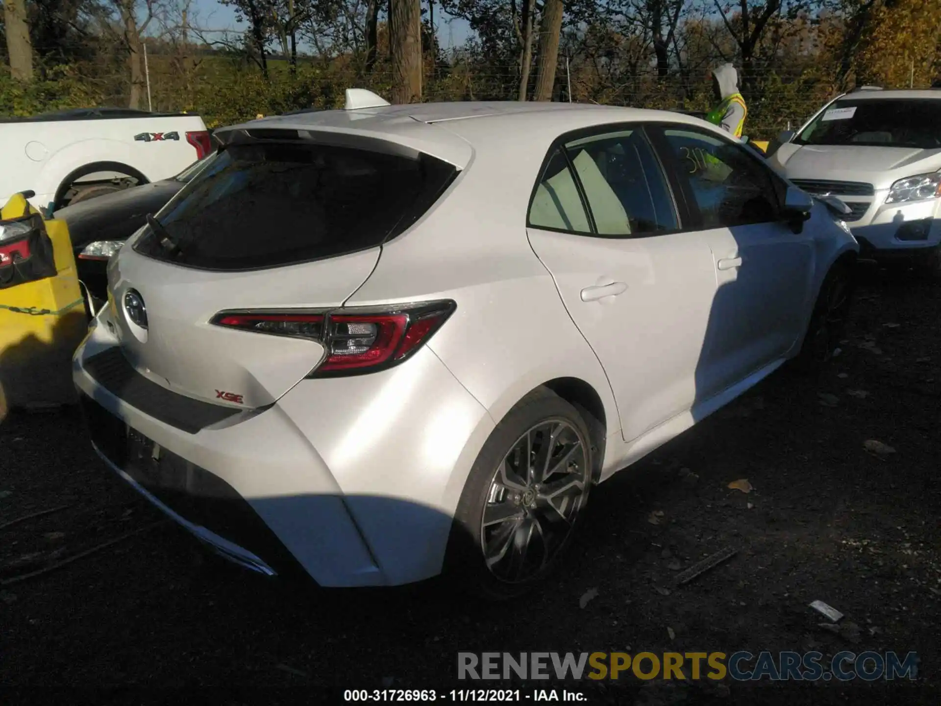 4 Photograph of a damaged car JTNA4MBE7M3130611 TOYOTA COROLLA HATCHBACK 2021