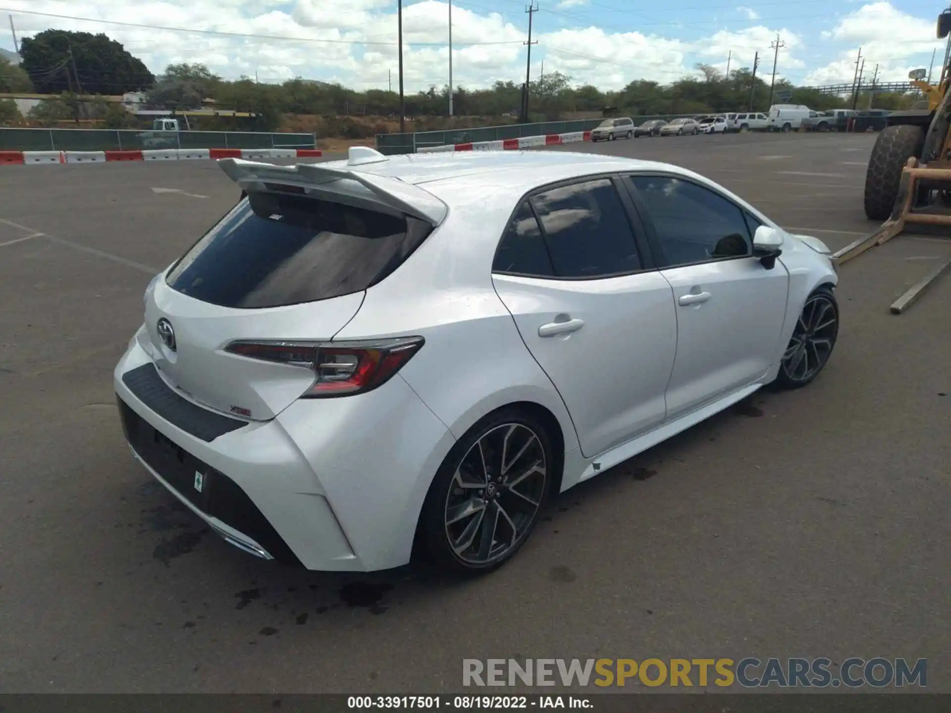 4 Photograph of a damaged car JTNA4MBE9M3124292 TOYOTA COROLLA HATCHBACK 2021