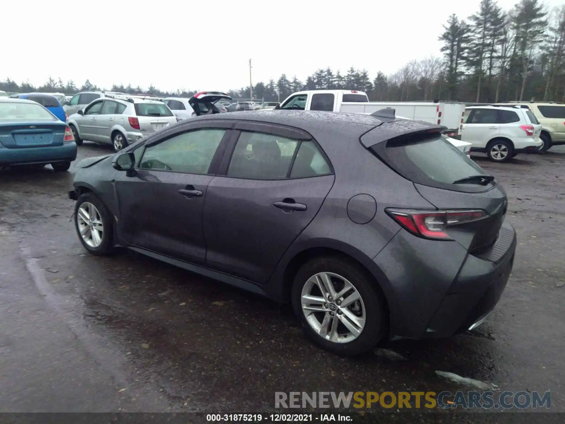 3 Photograph of a damaged car JTNB4MBE2M3127572 TOYOTA COROLLA HATCHBACK 2021