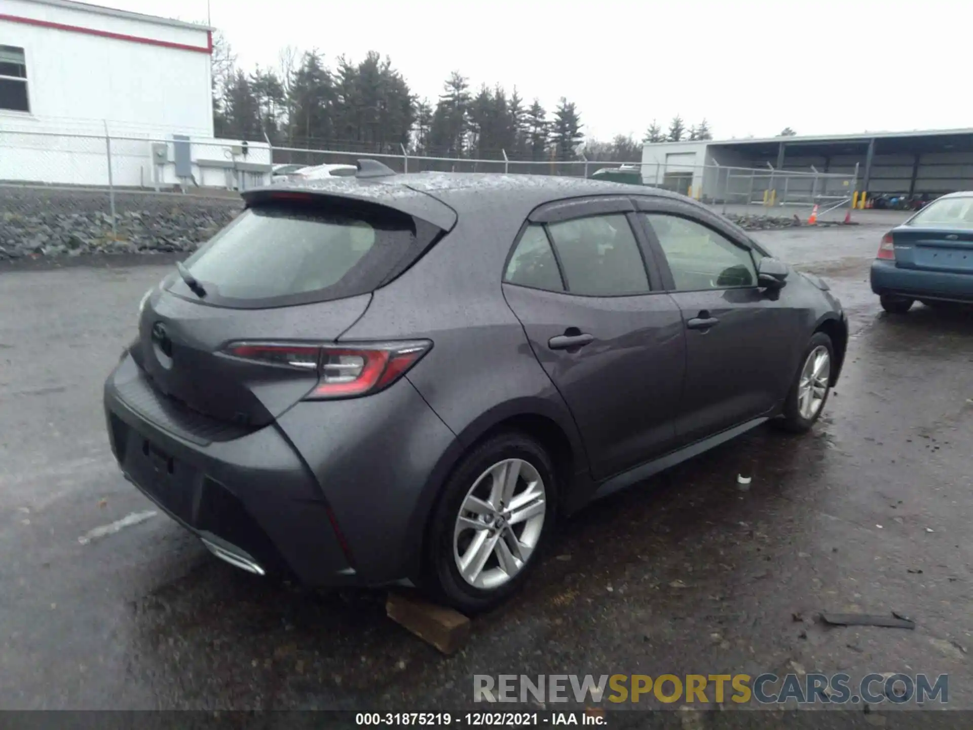 4 Photograph of a damaged car JTNB4MBE2M3127572 TOYOTA COROLLA HATCHBACK 2021