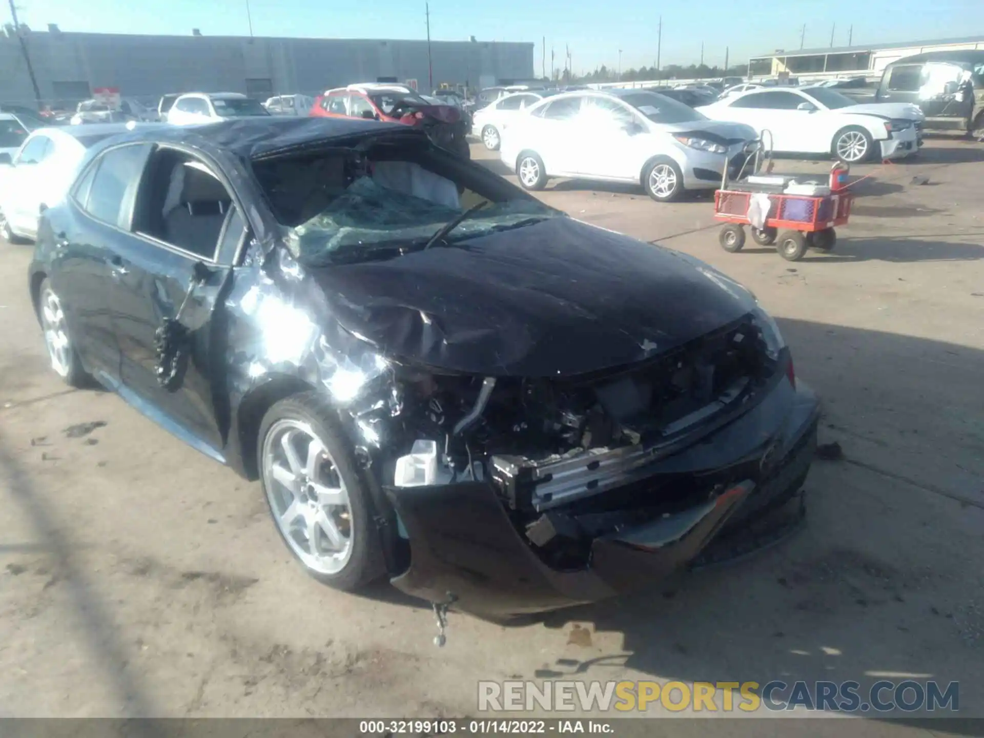 6 Photograph of a damaged car JTNB4MBE4M3132126 TOYOTA COROLLA HATCHBACK 2021