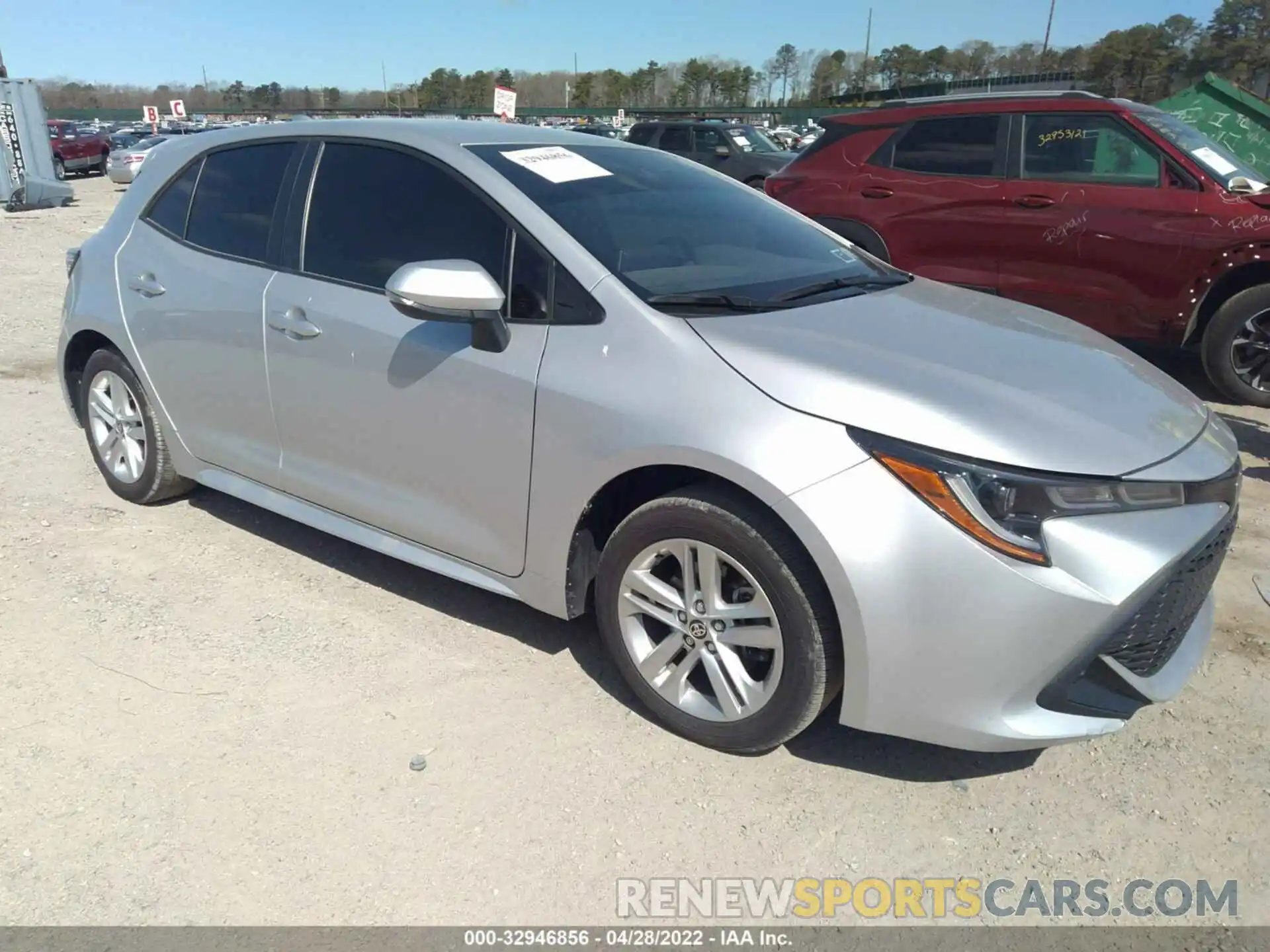 1 Photograph of a damaged car JTNB4MBE4M3132708 TOYOTA COROLLA HATCHBACK 2021