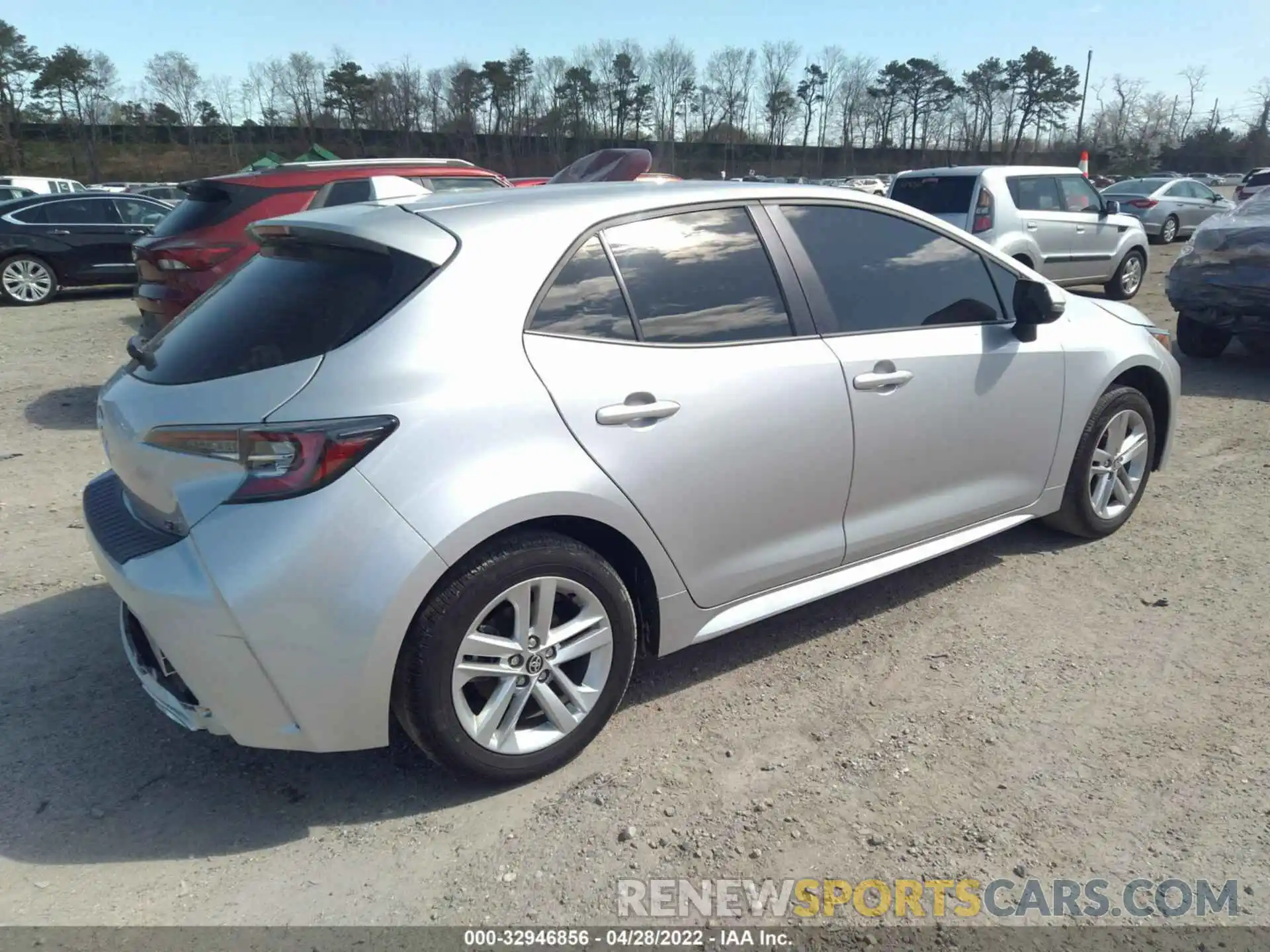 4 Photograph of a damaged car JTNB4MBE4M3132708 TOYOTA COROLLA HATCHBACK 2021