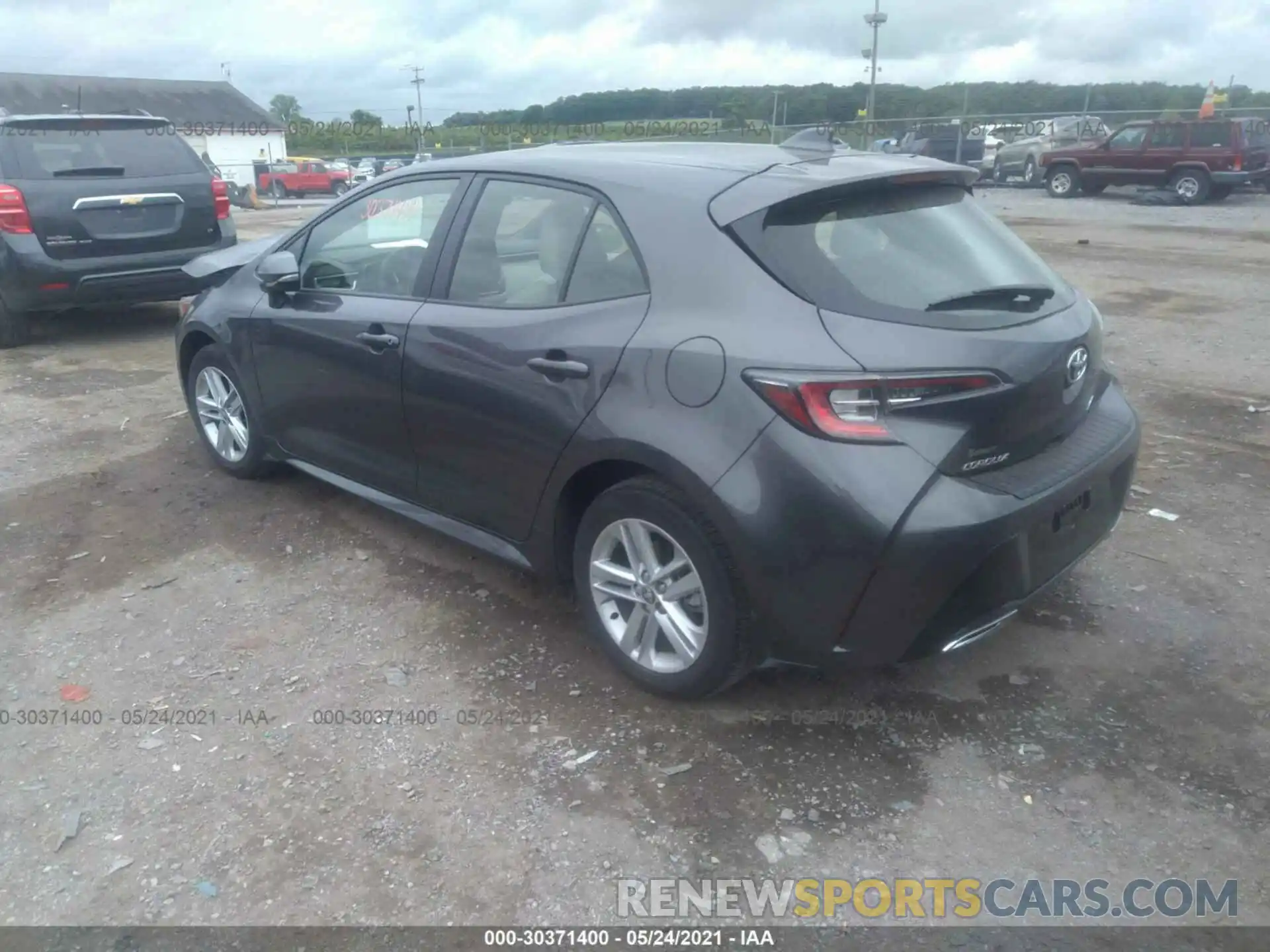 3 Photograph of a damaged car JTNB4MBE5M3109227 TOYOTA COROLLA HATCHBACK 2021