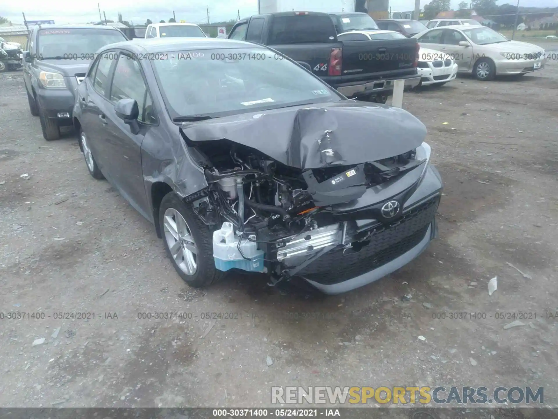 6 Photograph of a damaged car JTNB4MBE5M3109227 TOYOTA COROLLA HATCHBACK 2021