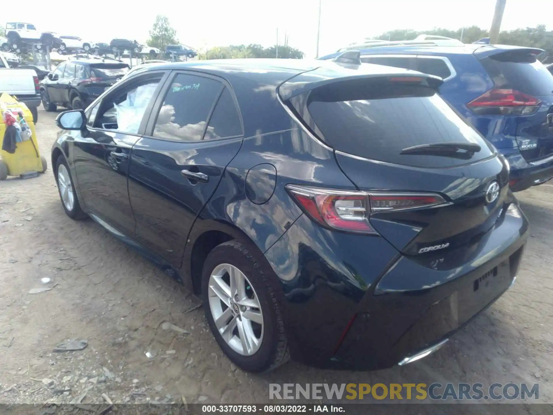 3 Photograph of a damaged car JTNB4MBE7M3113506 TOYOTA COROLLA HATCHBACK 2021